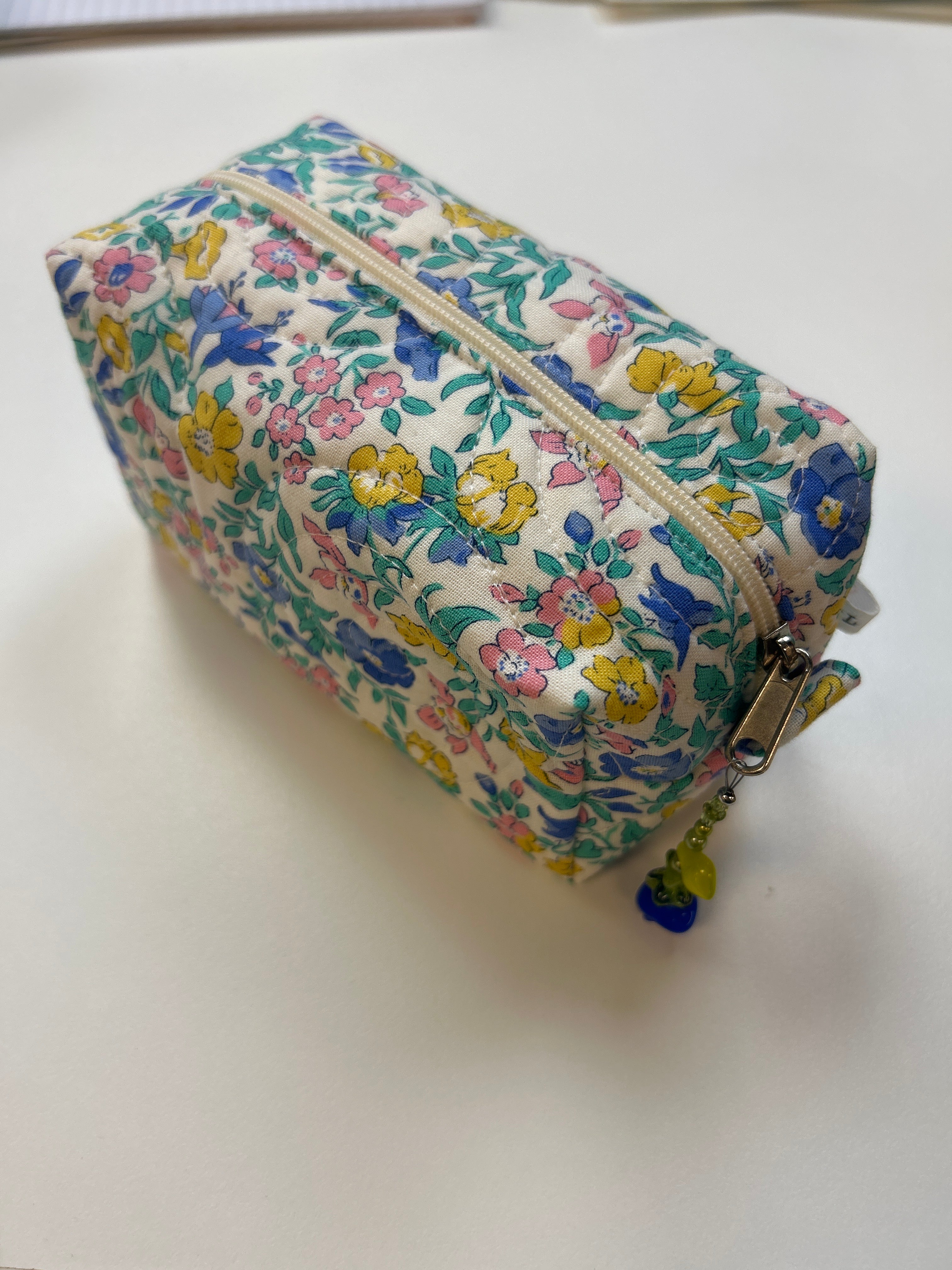 Quilted Zipper Pouch - Large