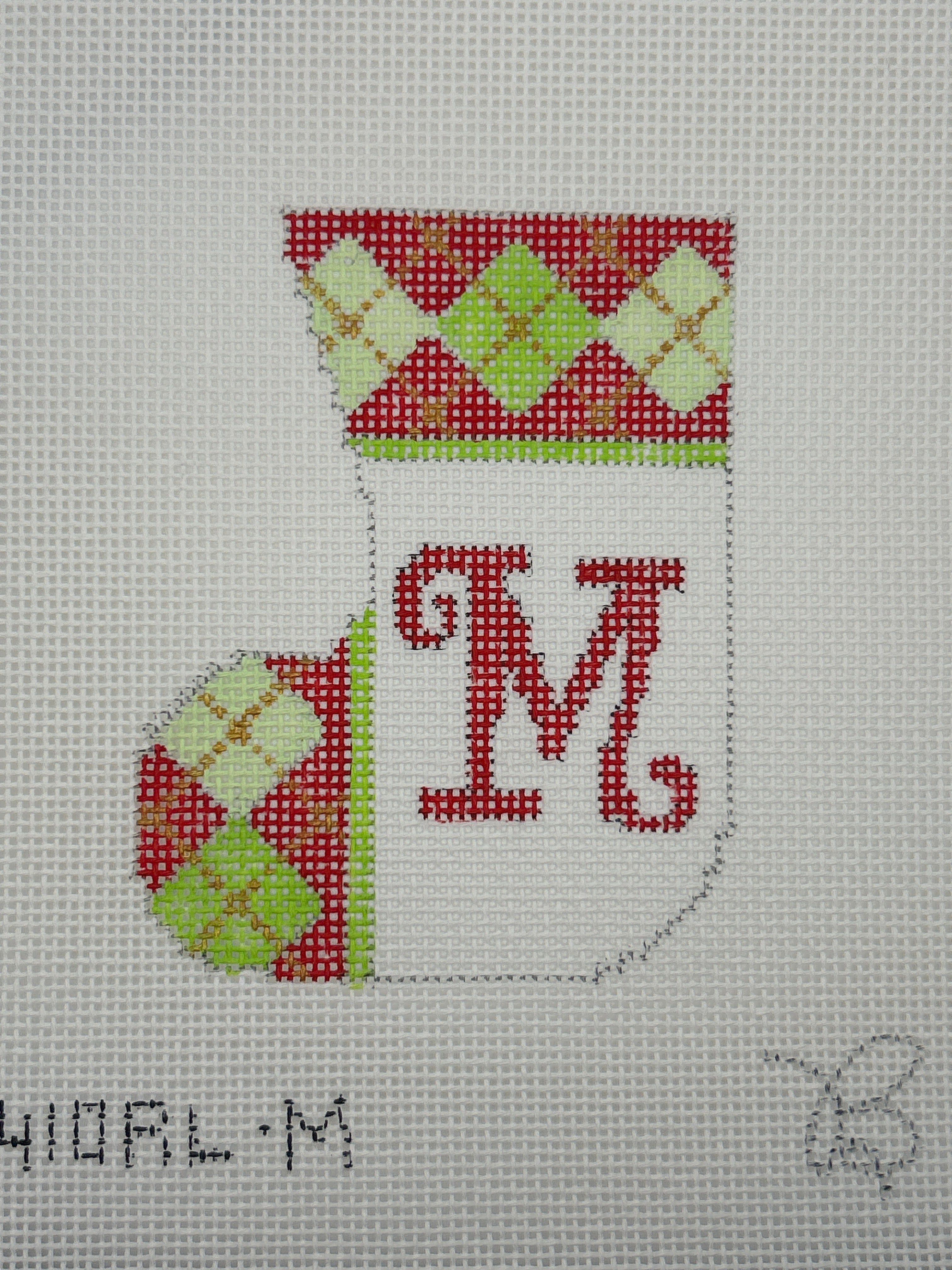 Argyle Mini Sock "M" 410