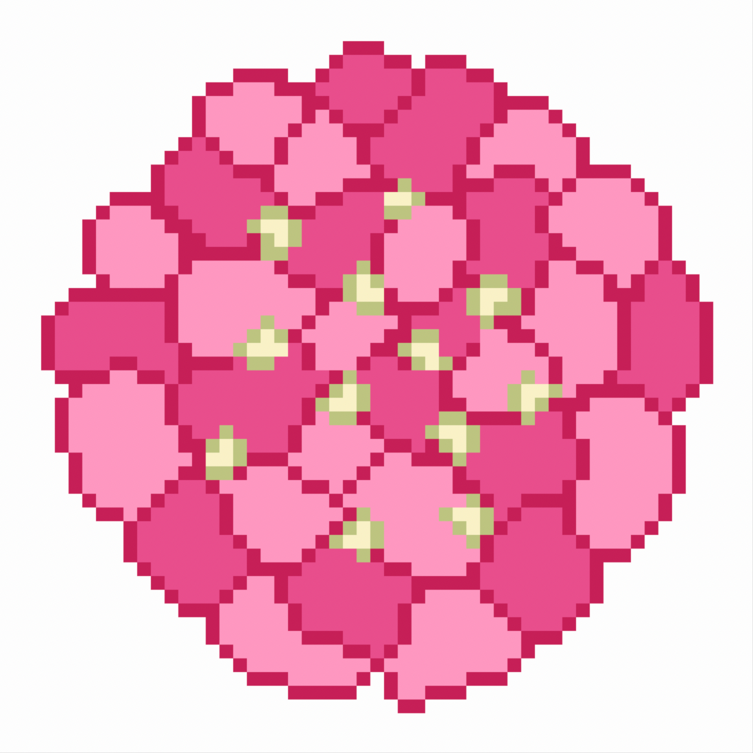Hydrangea Pink FLR102C-1