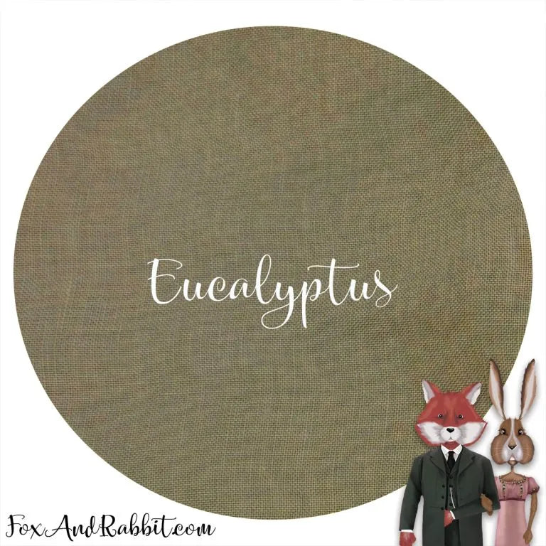 Eucalyptus 32 Count Linen Fat Quarter