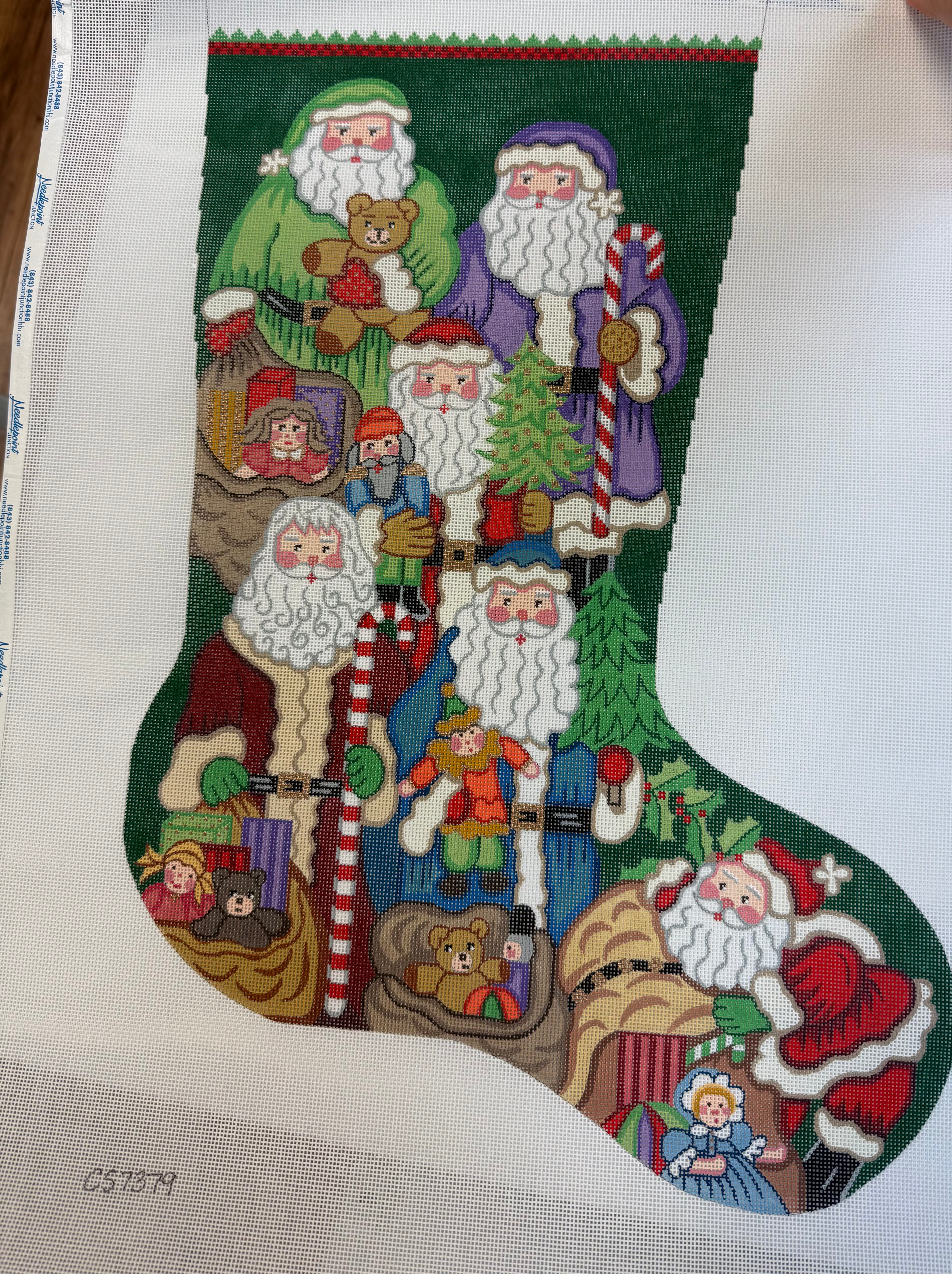 Santas With Toys CS7379
