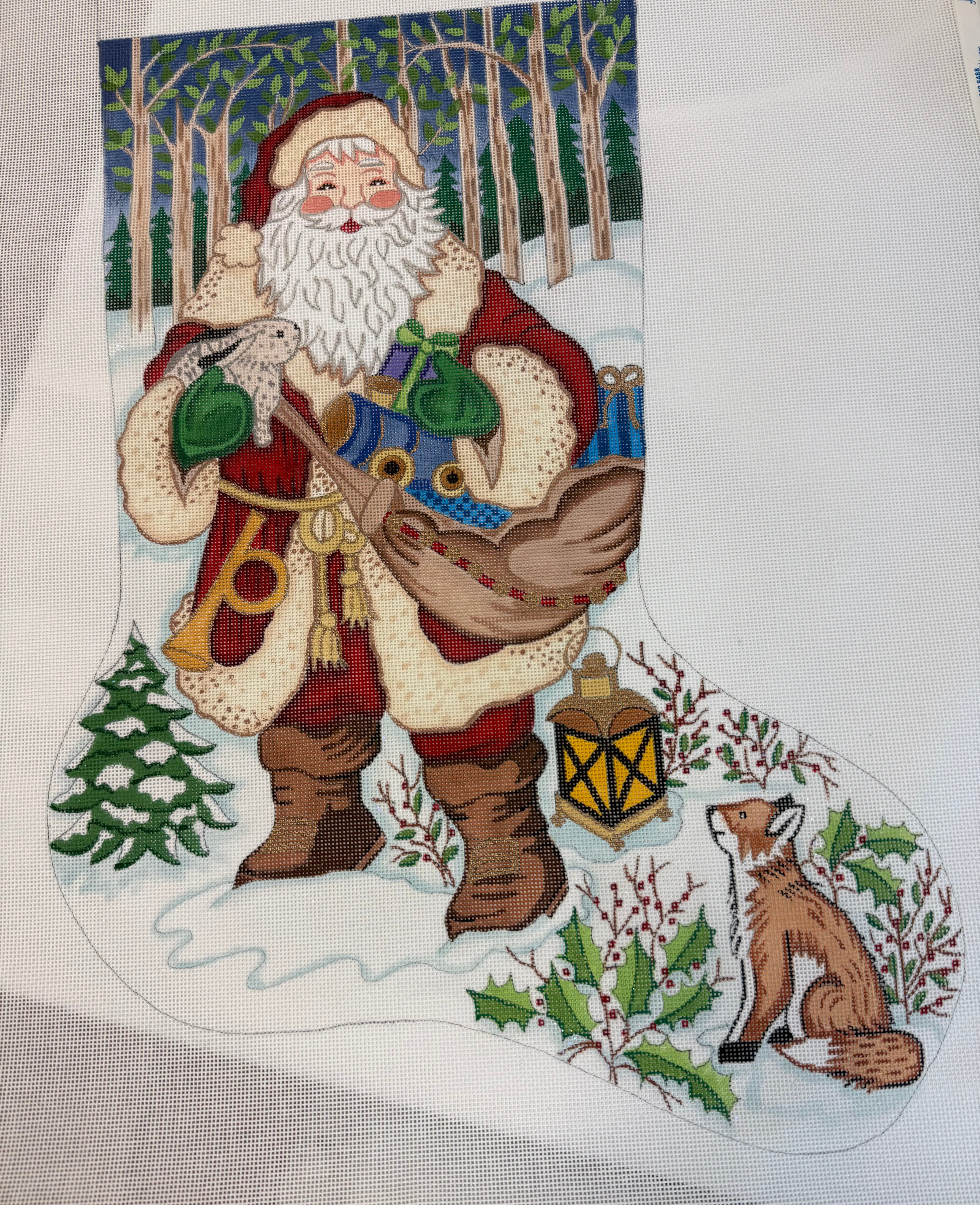 Santa in the Woods CS7284