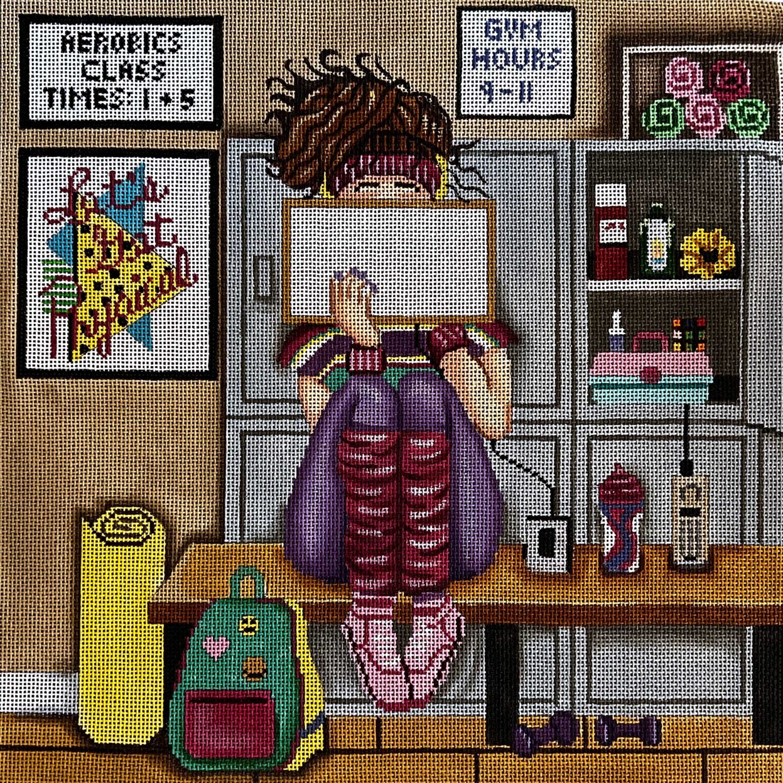 Let's Get Physical Stitching Girl P369