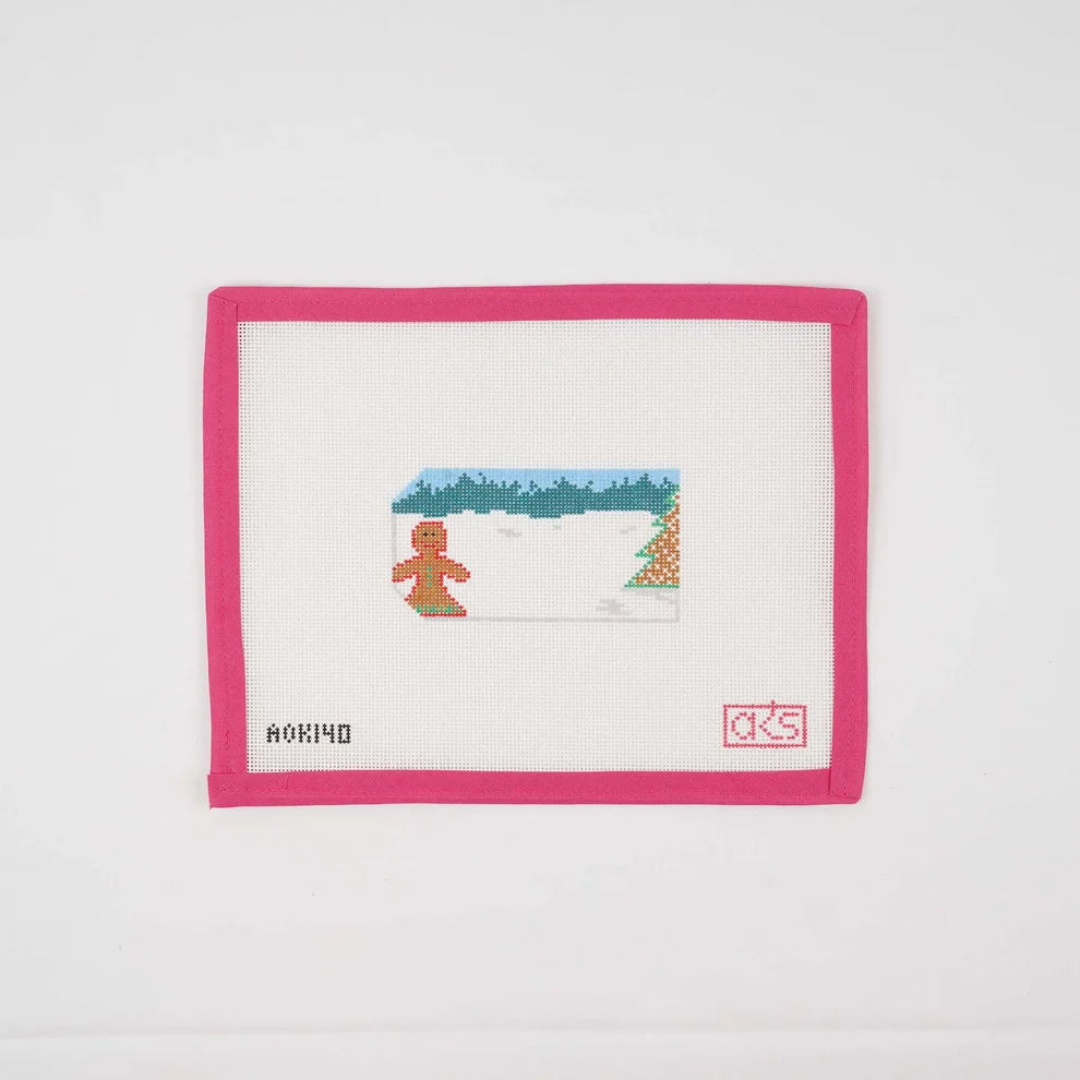 Gingerbread Girl Name Tag AOK140