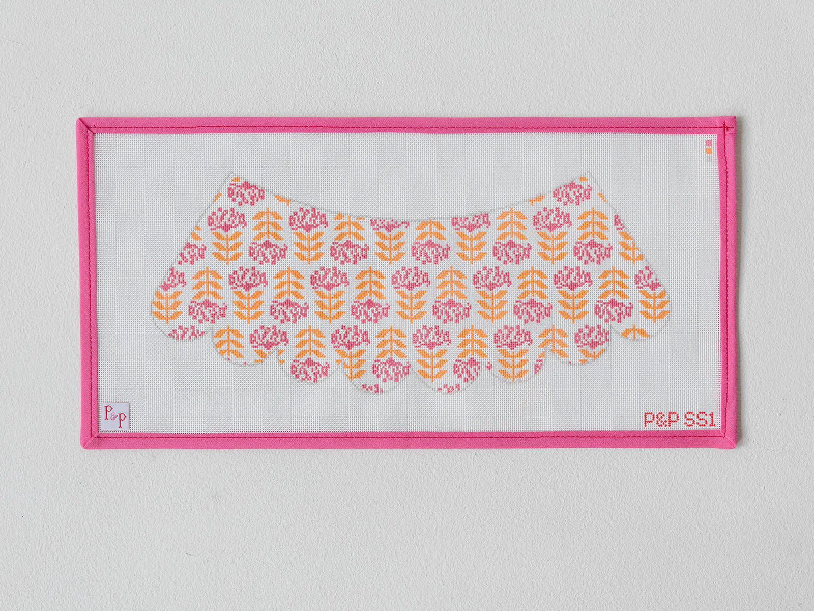 Blocked Begonia Lampshade  P&PSS1