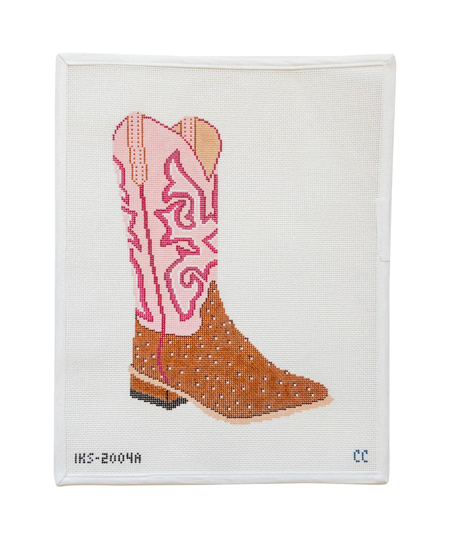 Pink Cowboy Boot LG IKS 2004A