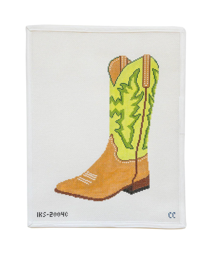 Green Cowboy Boot LG IKS 2004C