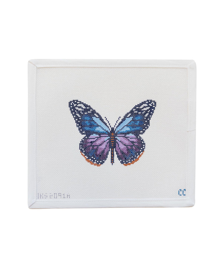 Purple Blue Butterfly Orn IKS 2091A