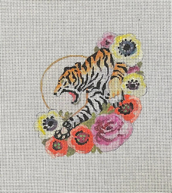 Floral tiger patch COP - JW502