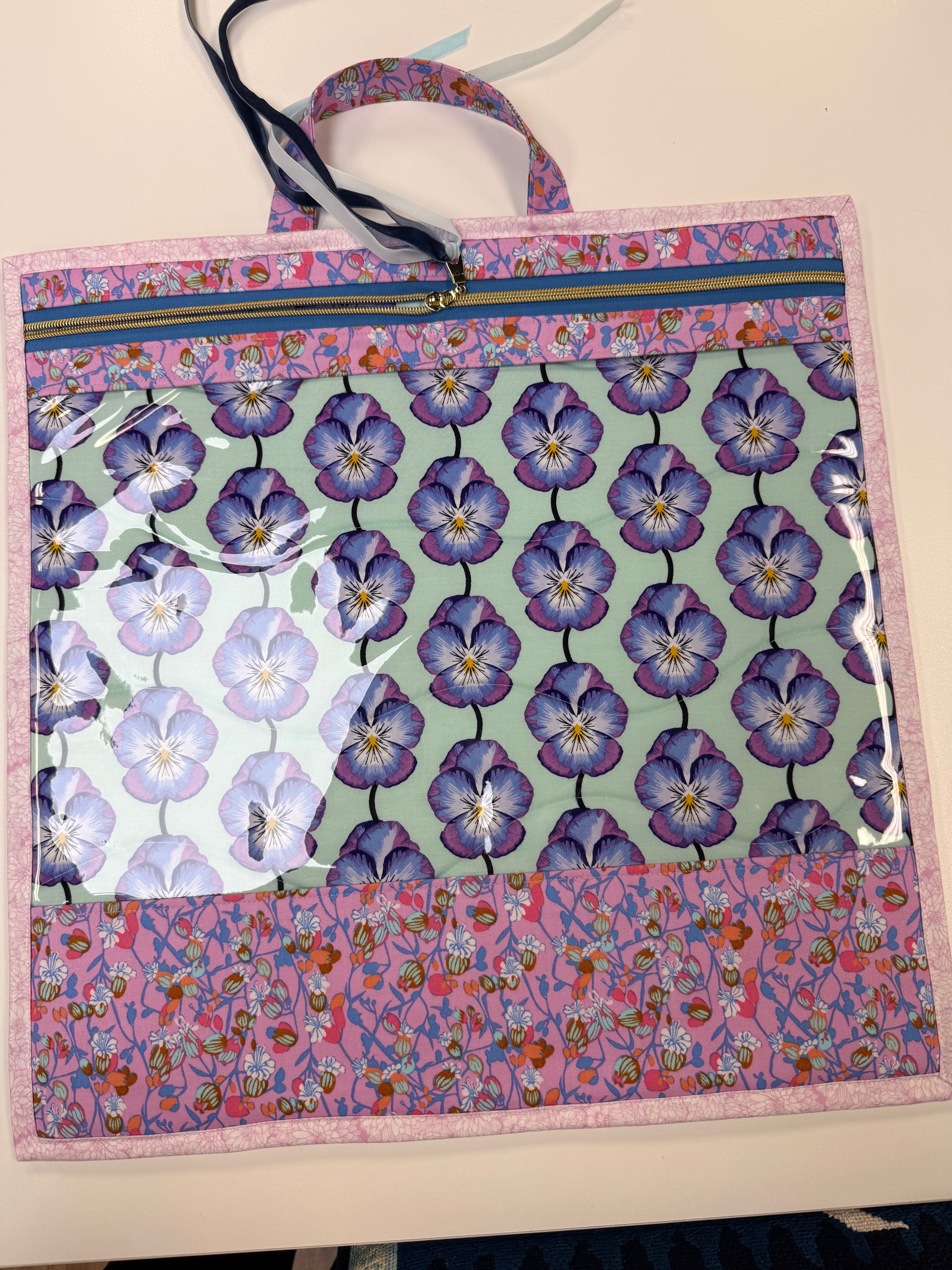 Large Quilted Project Bag