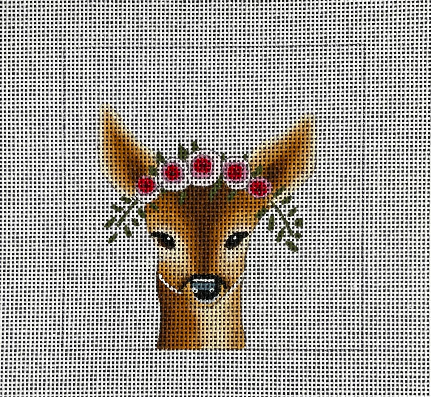 Deer w floral crown Insert COP - IN075