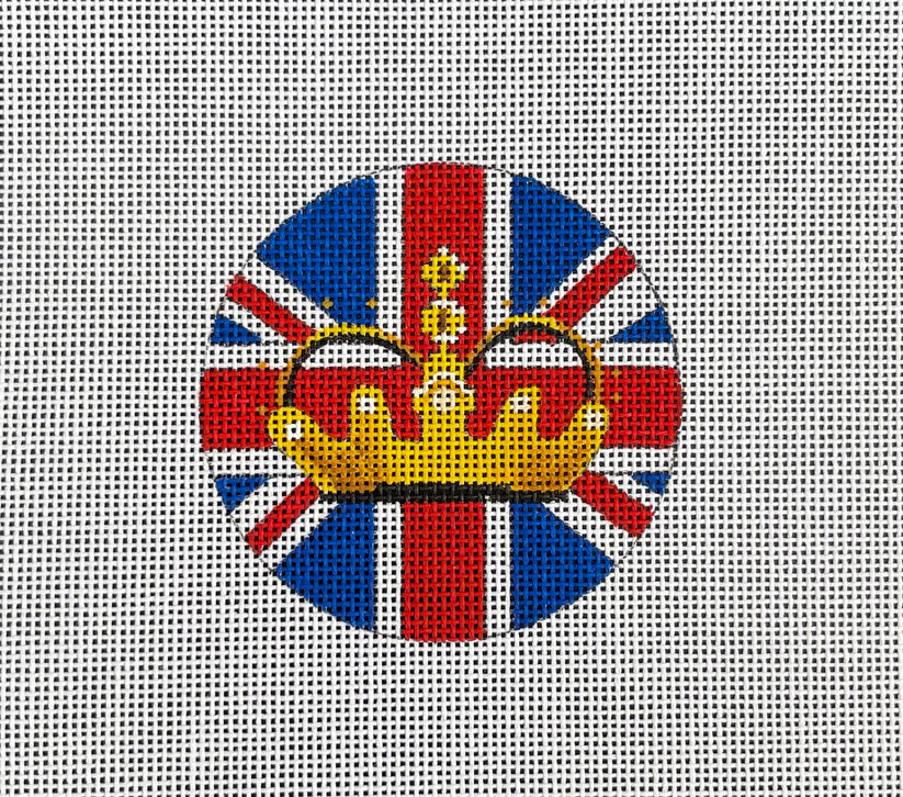 Crown on Union Jack IN364