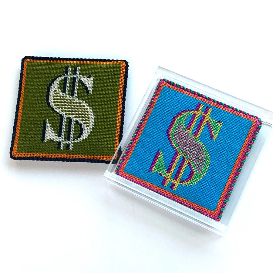 Dollar sign 4 inch square JS-108