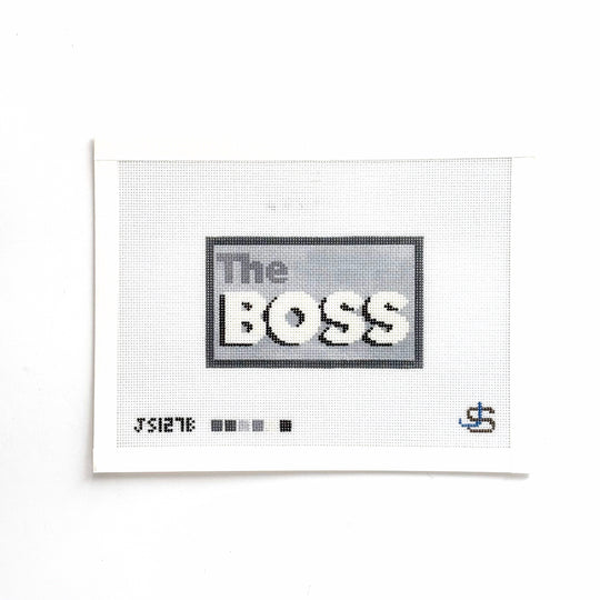 Boss paperweight- Bold - greyscale JS-127B