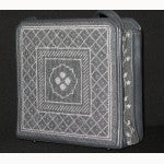 Napoleon's Bee 3-pc Bag, Gunmetal and Silver WG11614