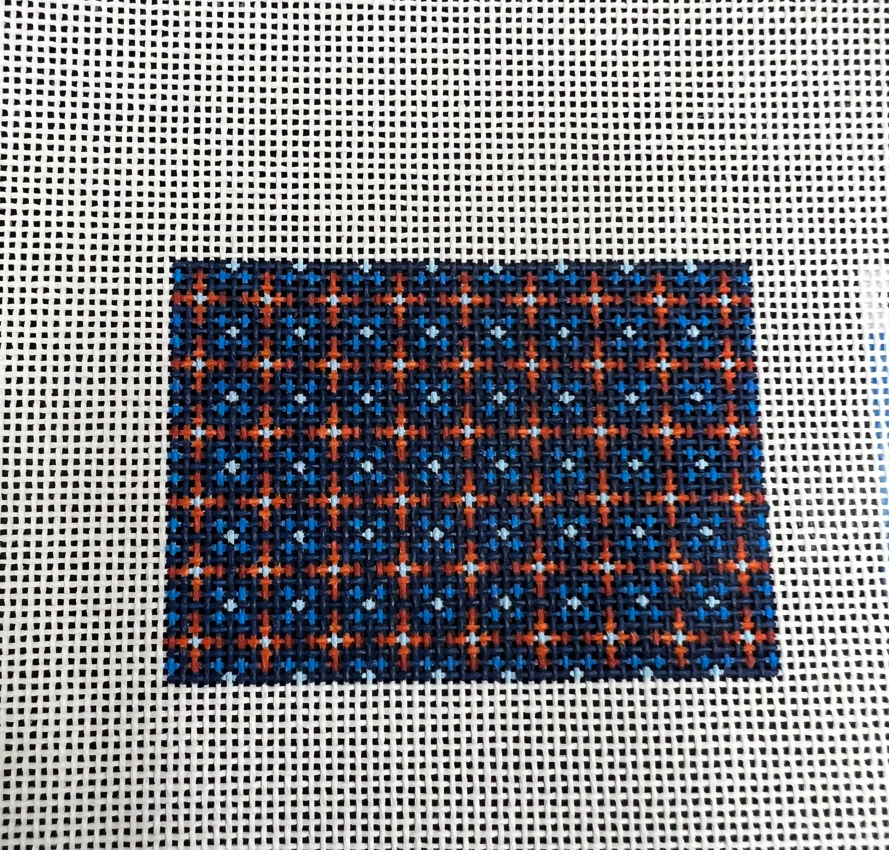 Blue Tile Insert with Orange INS-02