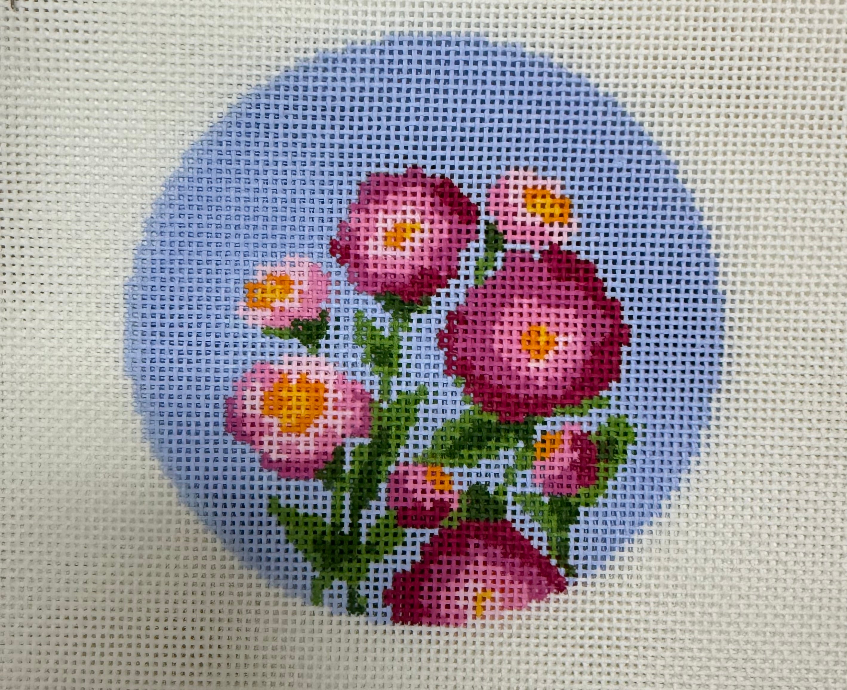 Floral 5" Round Designed by Elizabeth Crane Swartz