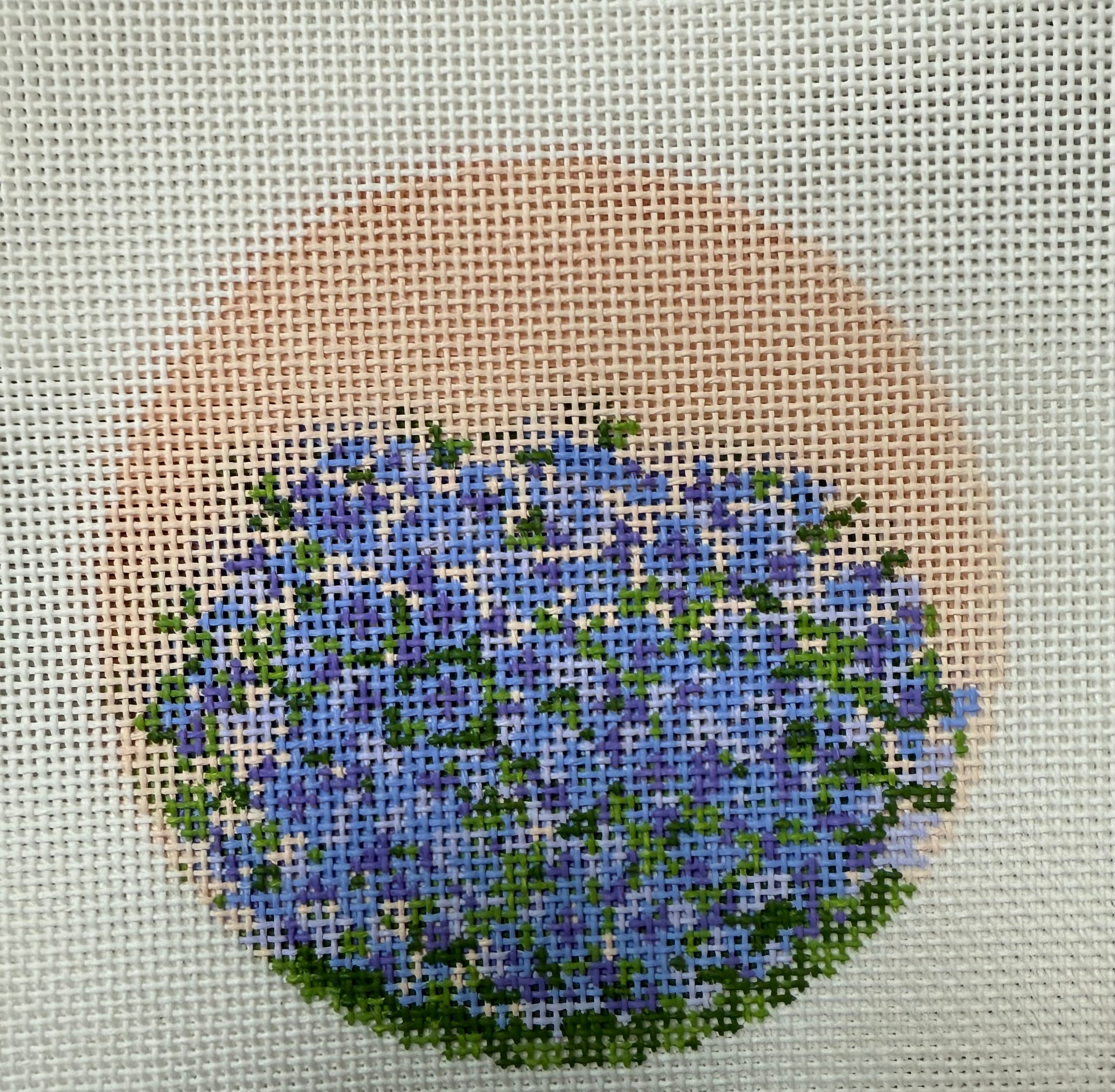 Floral 5" Round Designed by Elizabeth Crane Swartz