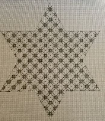 Star of David - 10" silver (Jessie's) WG12749