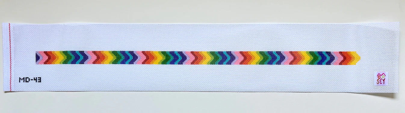 Hatband - rainbow bargello MD-43