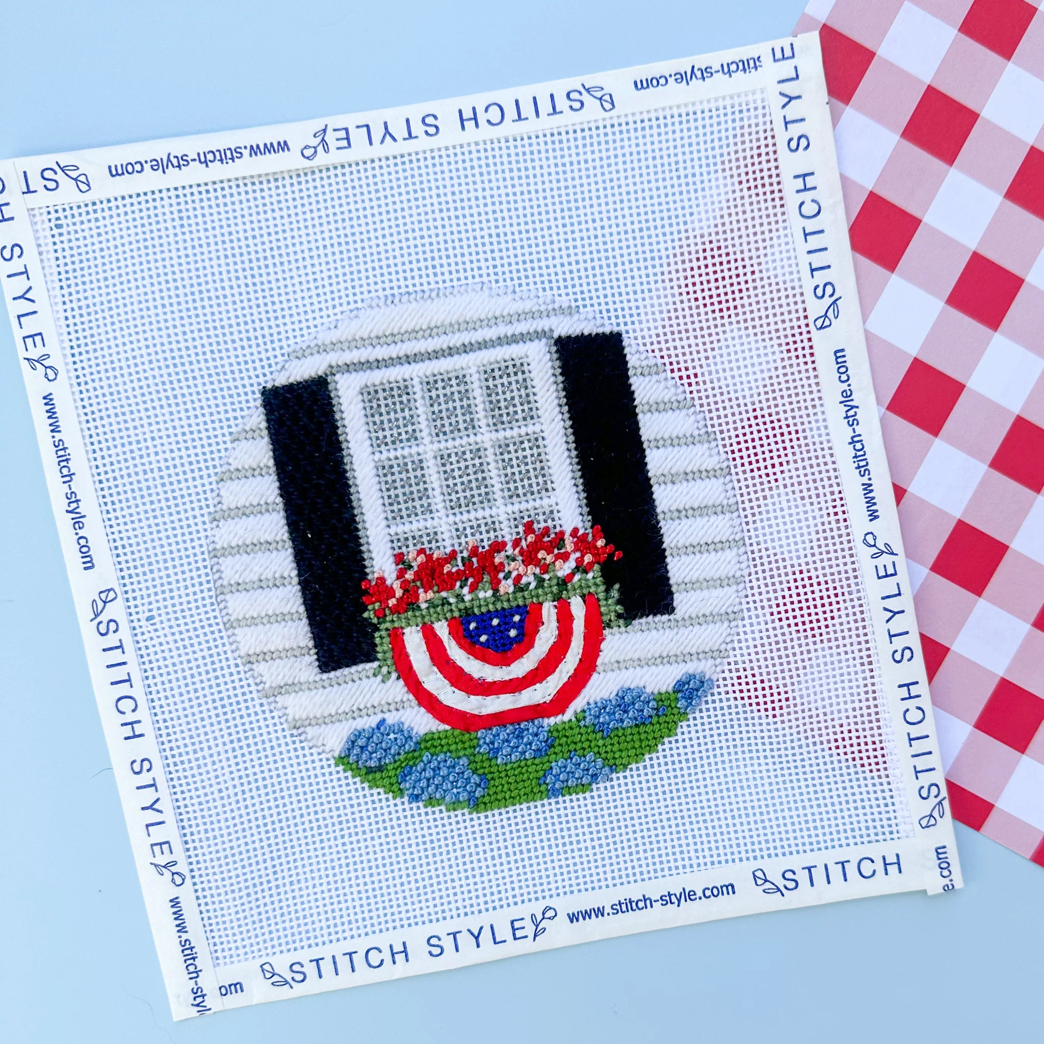 Patriotic Window with Bunting SS152