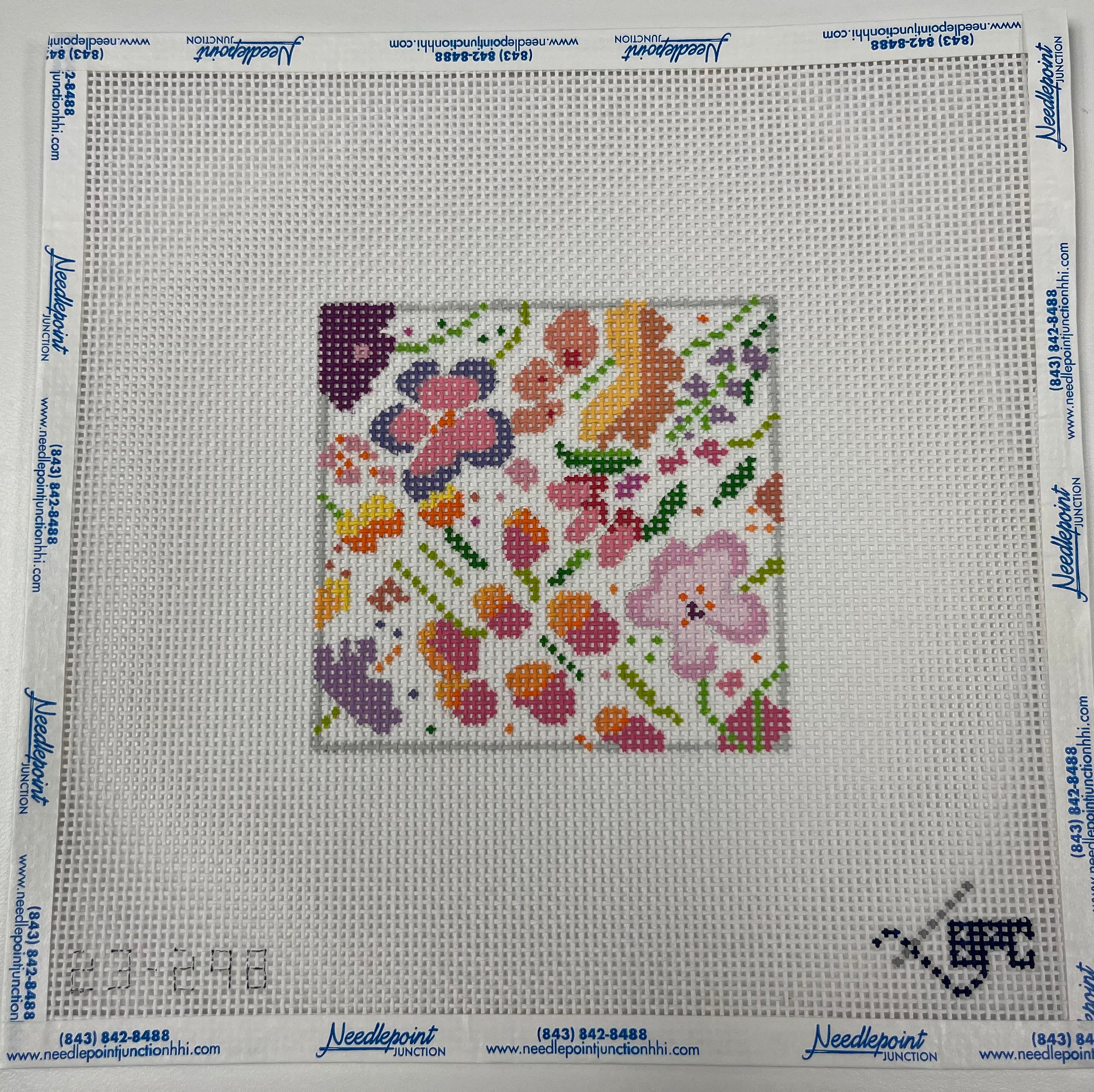 Peppy Floral 4" square 23-298