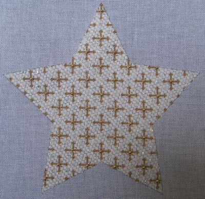 W-Star of Wonder Tree Topper - Gold Wg11442