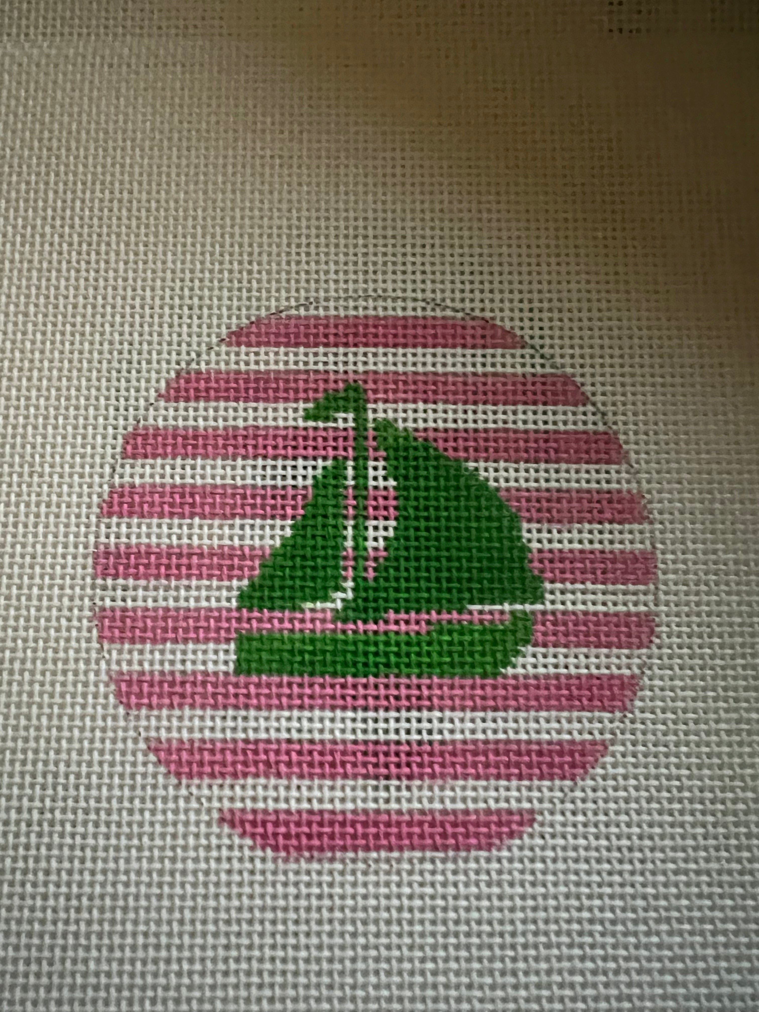 Sailboat on Pink  NTO-12