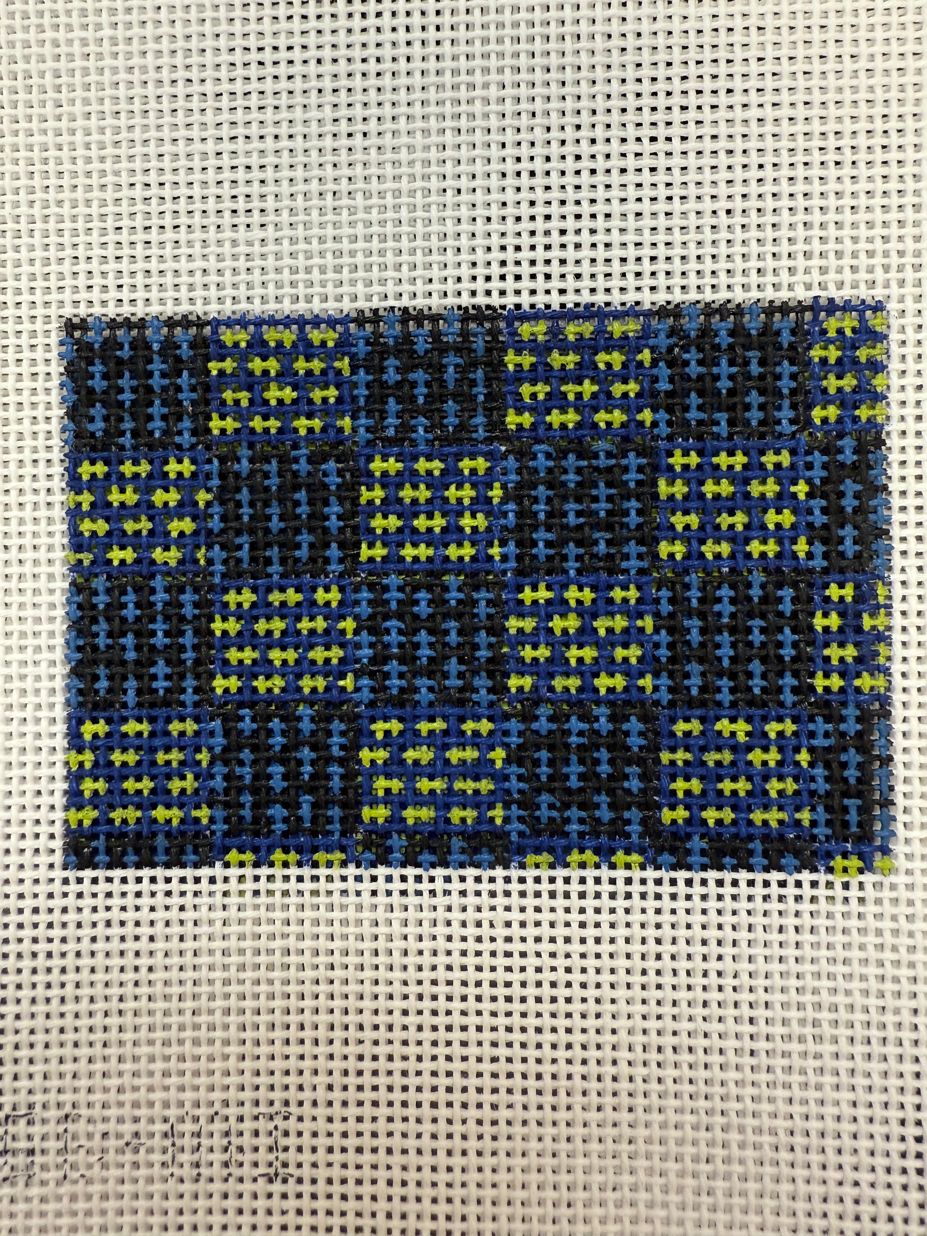 Plaid Blues and Green Wallet Insert