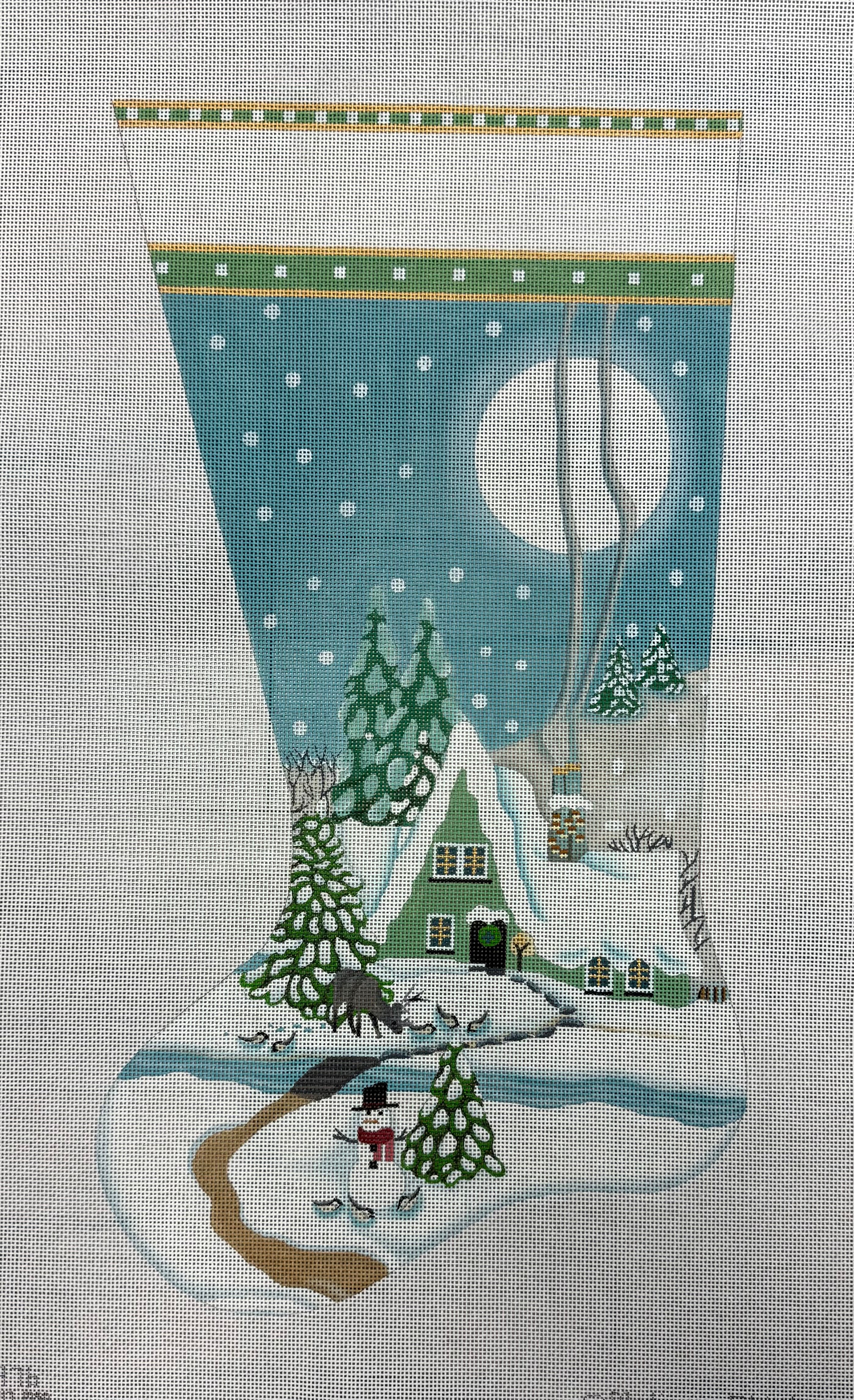 Wintergreen House Stocking 1976