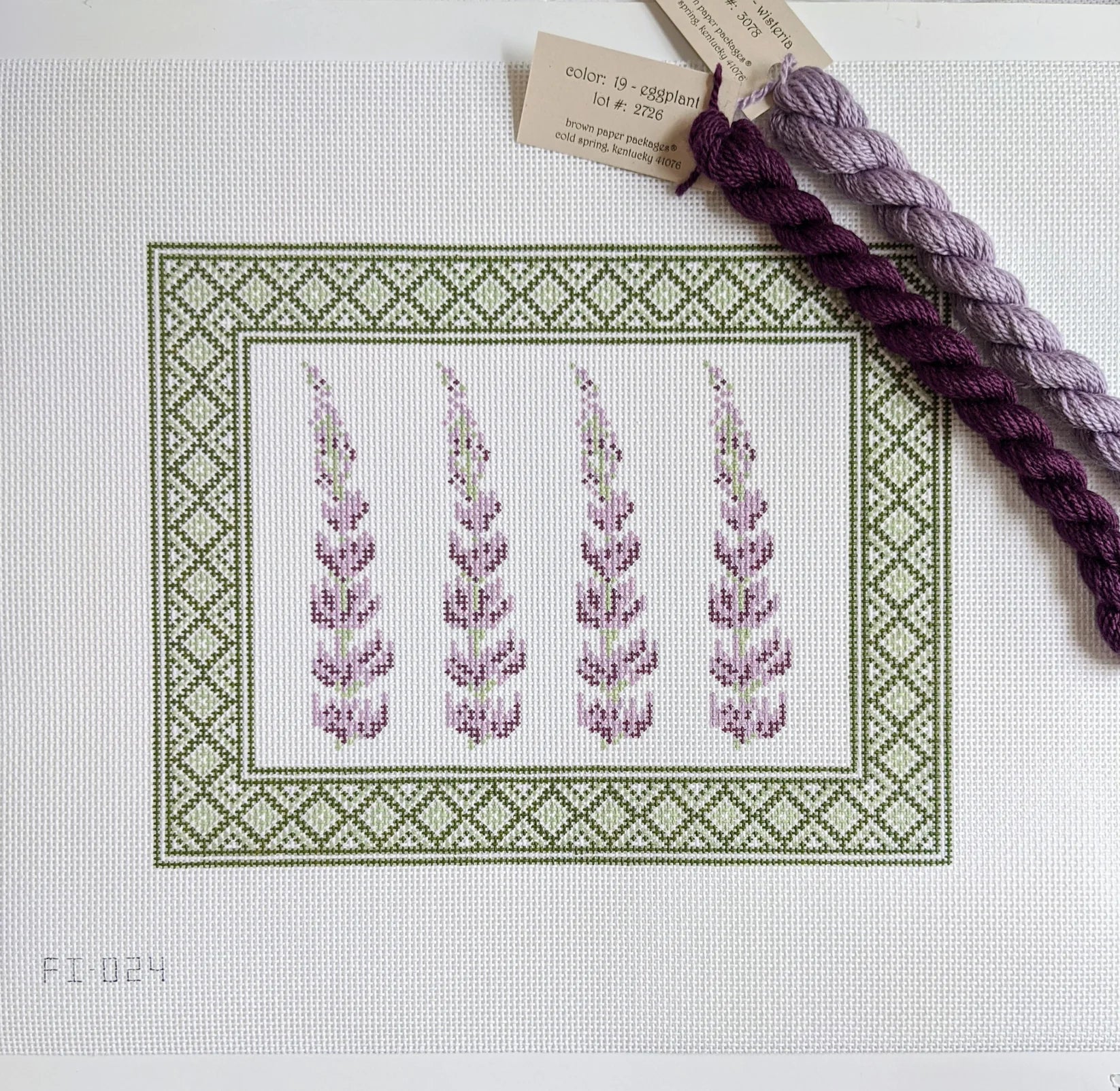 Lupine sign (geo border) FL-024