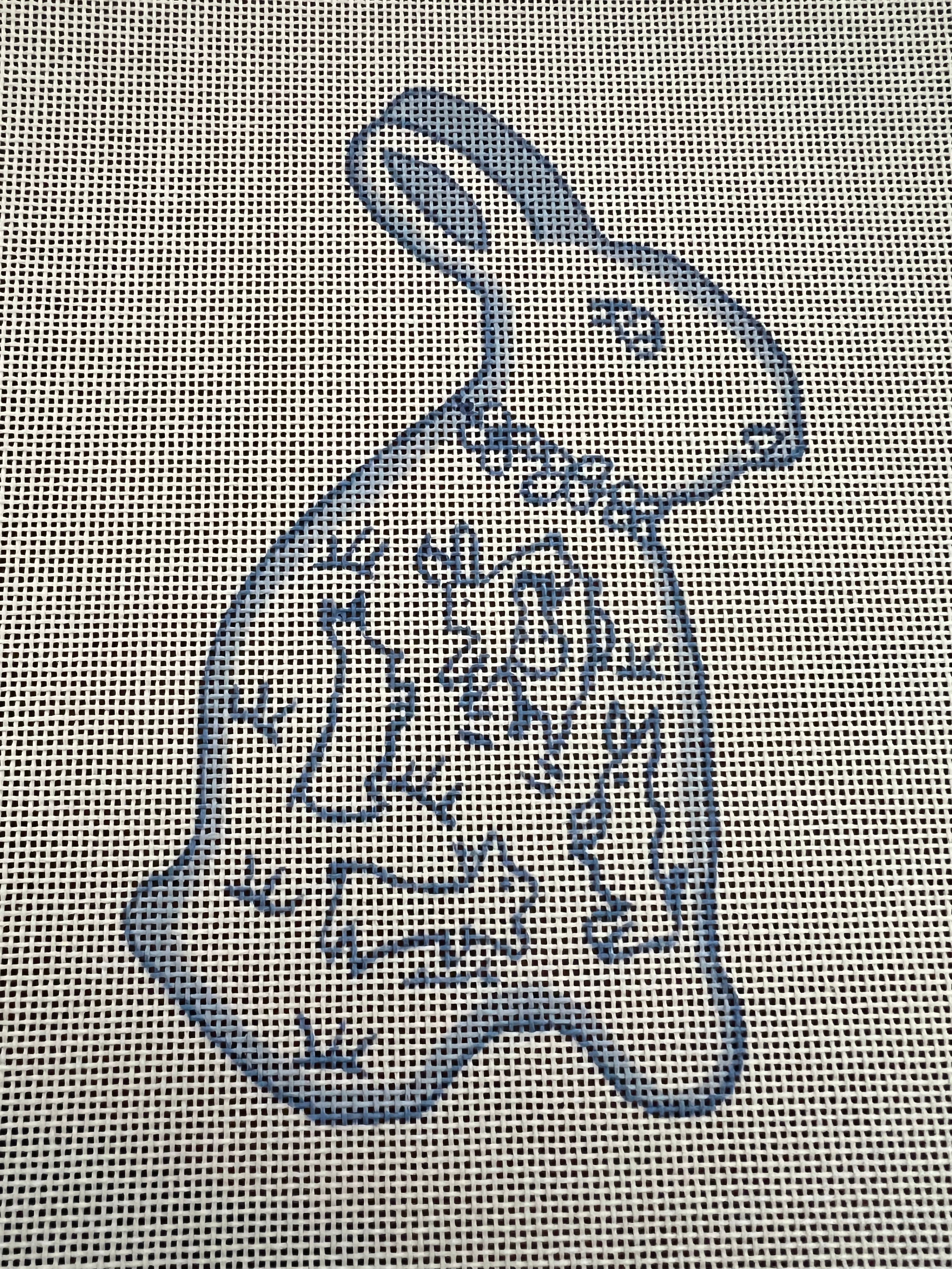 Small Blue Hare Outline