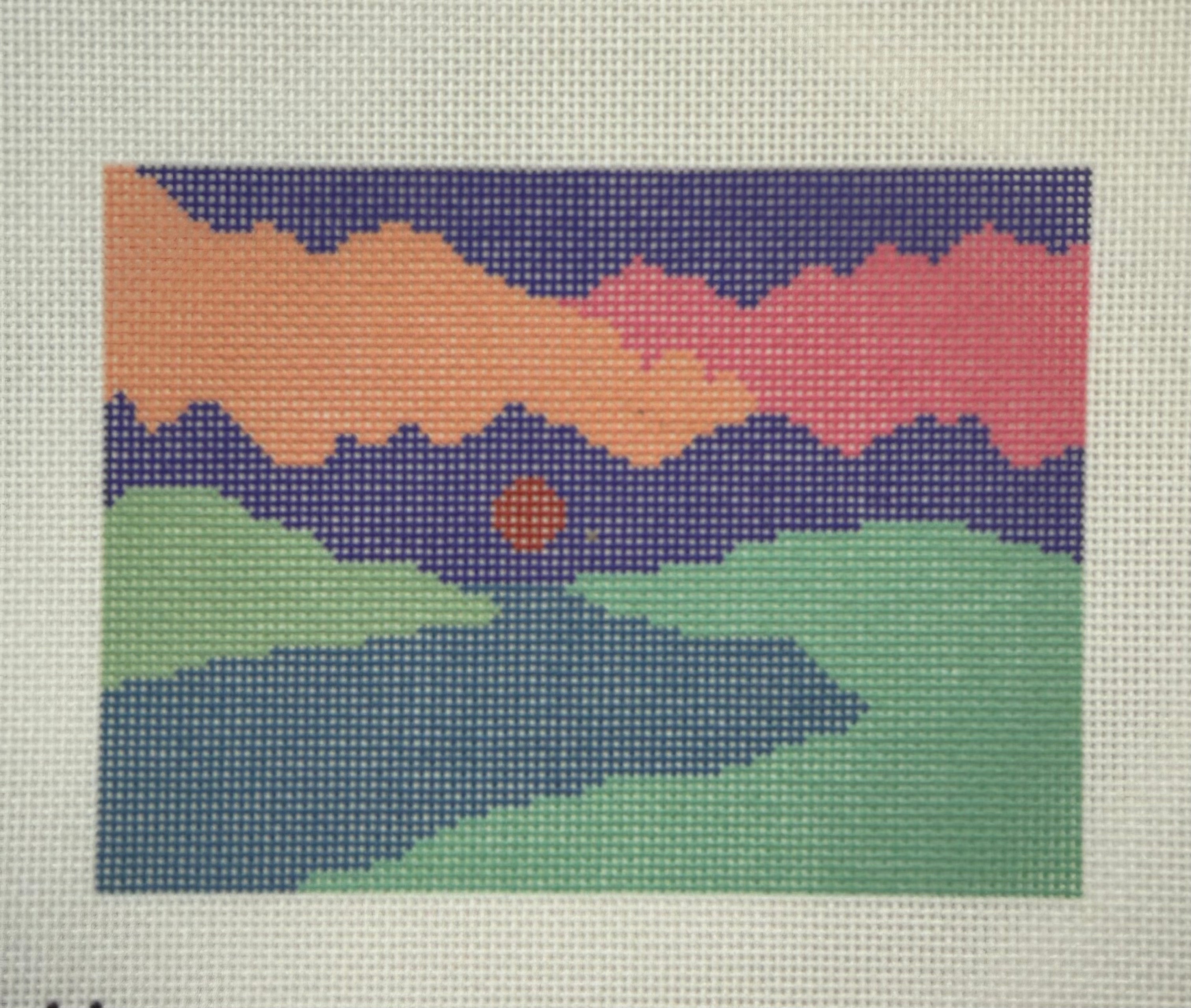Decorative Stitches Mountain Scene April 16th.  10-12 PM