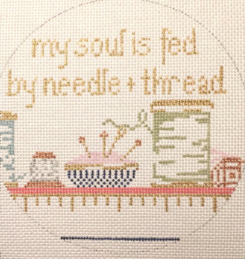 My Soul is fed by needle and thread 18aa