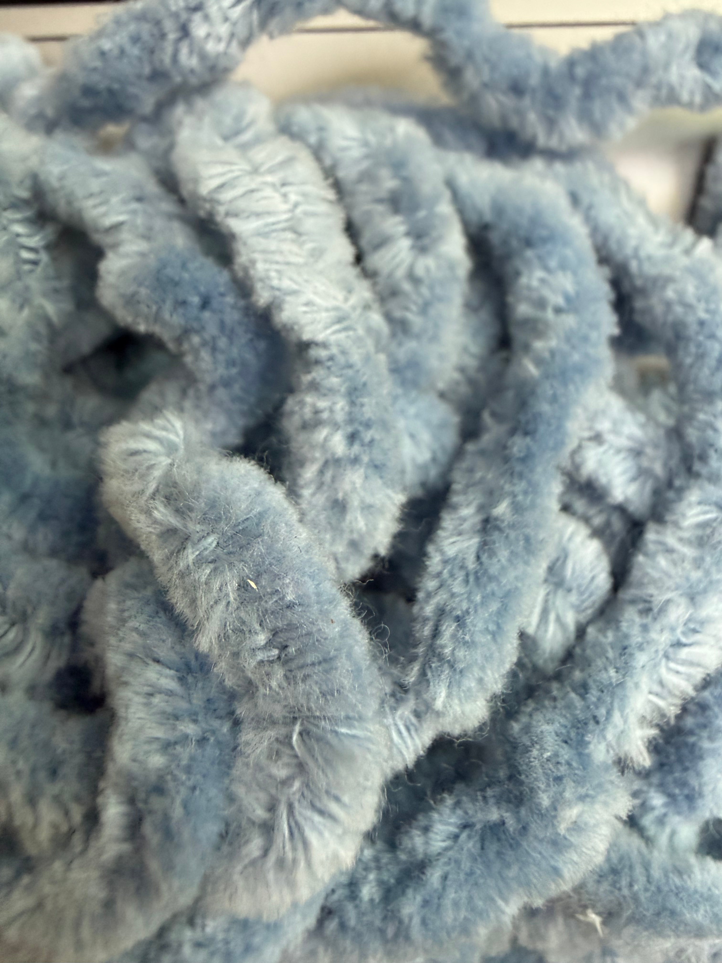 Vintage Trim Chenille 3 yards Thundercloud