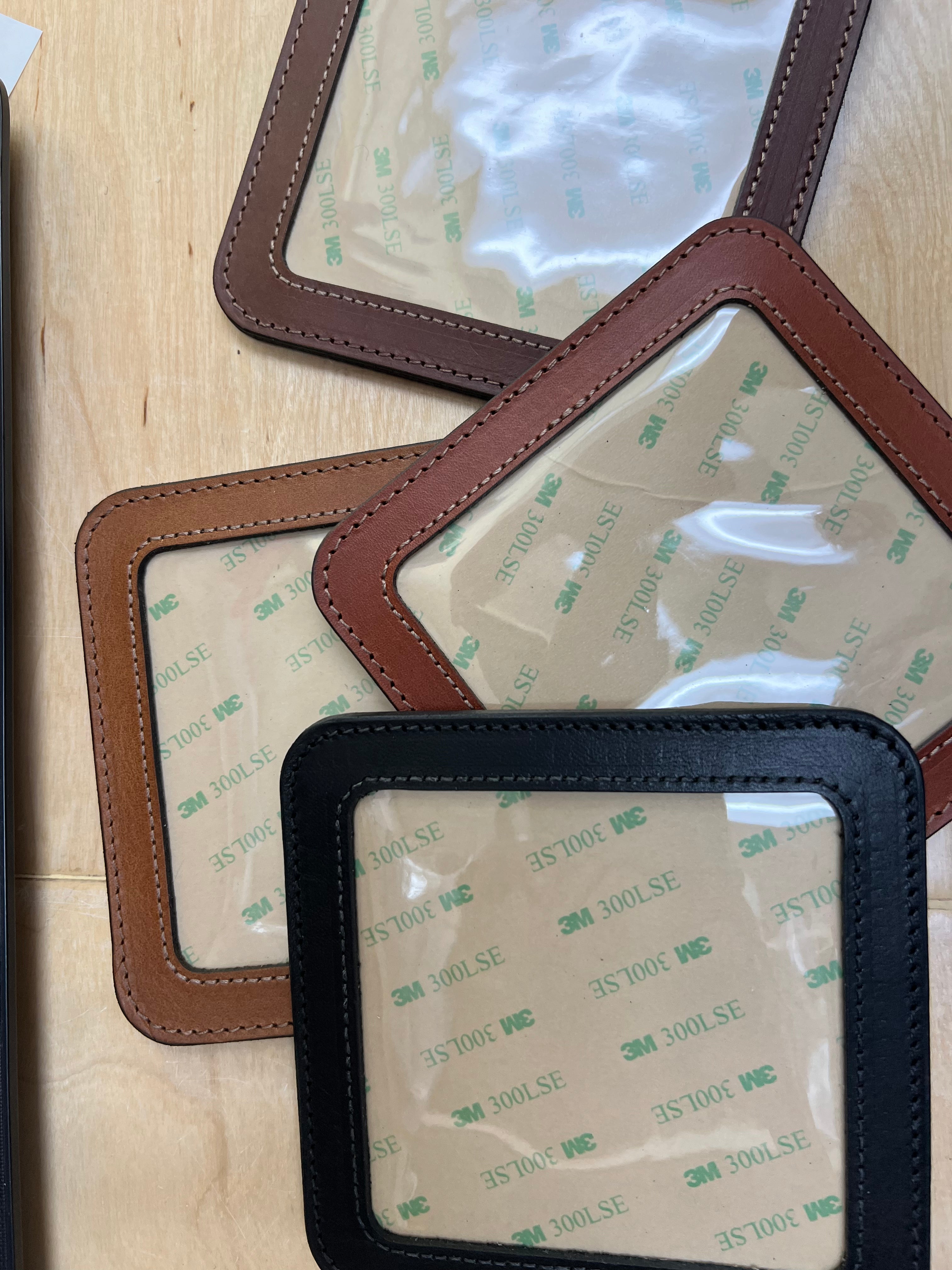 Leather Self- Finishing Coasters