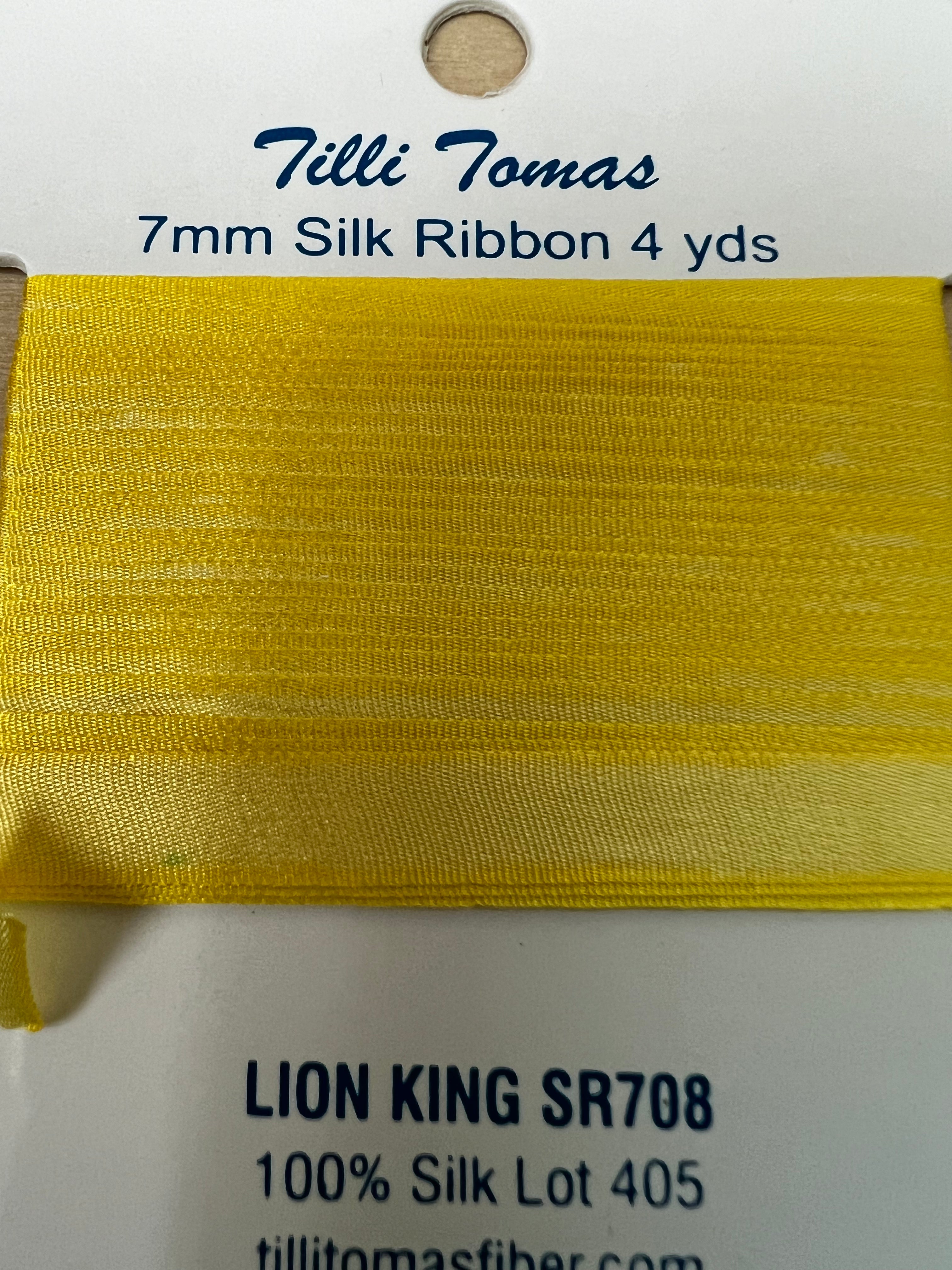 Planet Earth Silk Ribbon 7mm