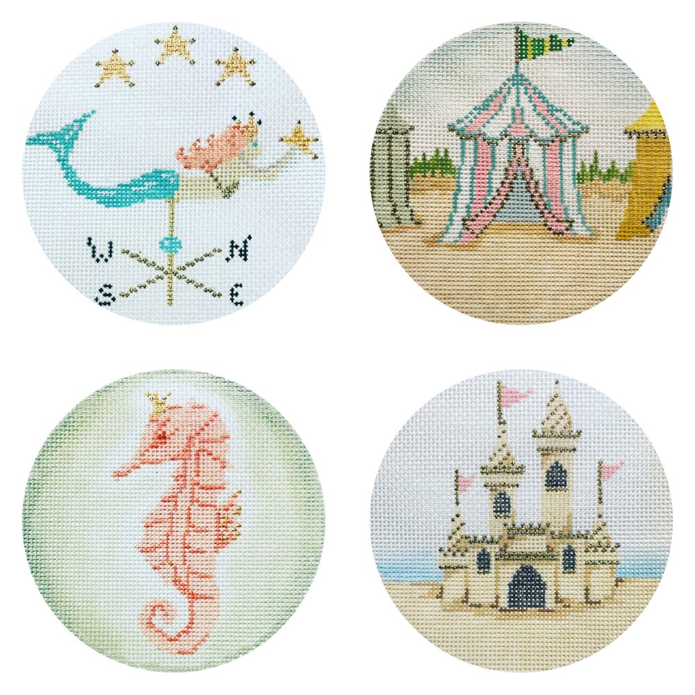 Seaside Series 28 Plum Stitchery