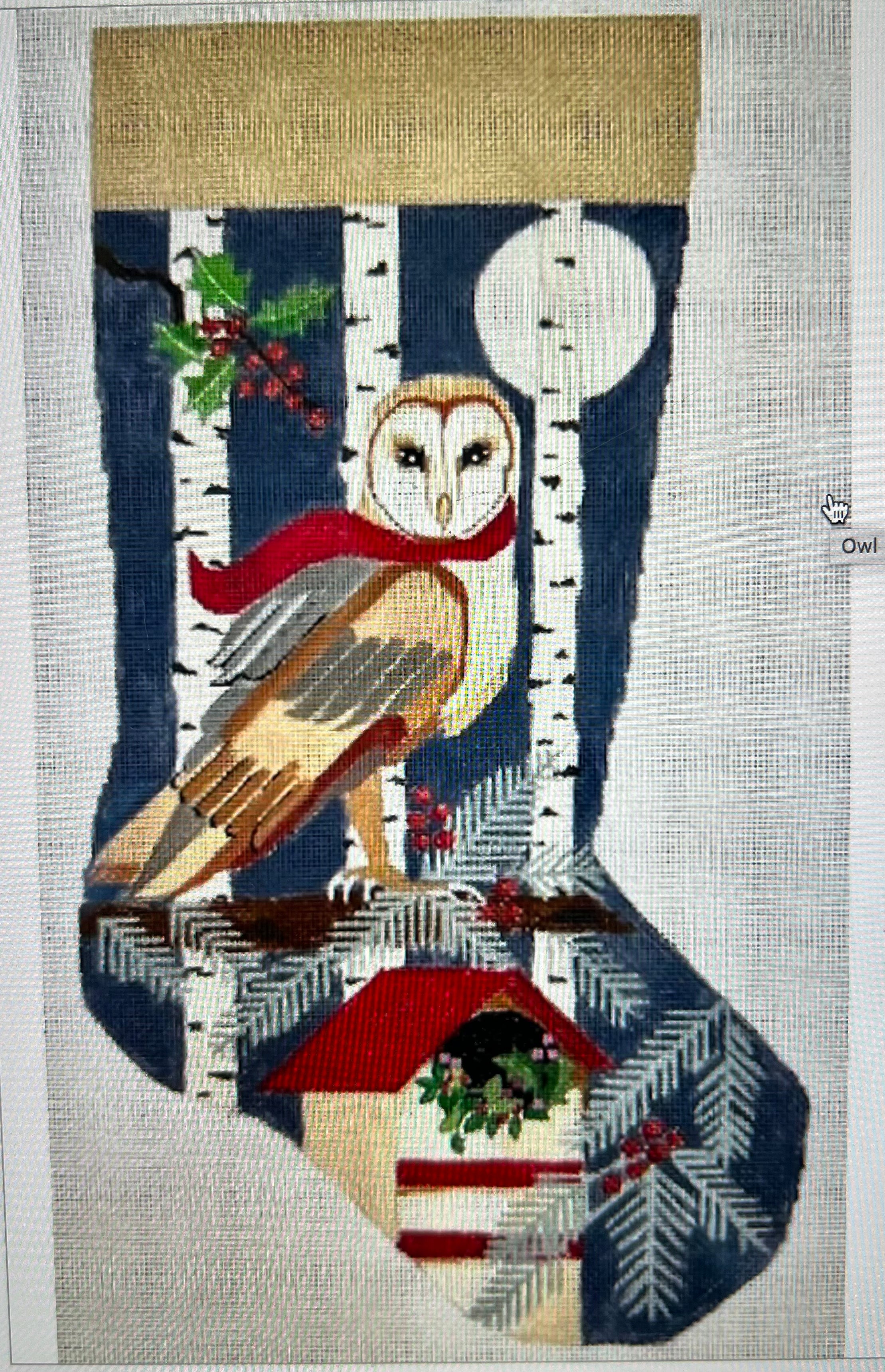 Owl Stocking H314