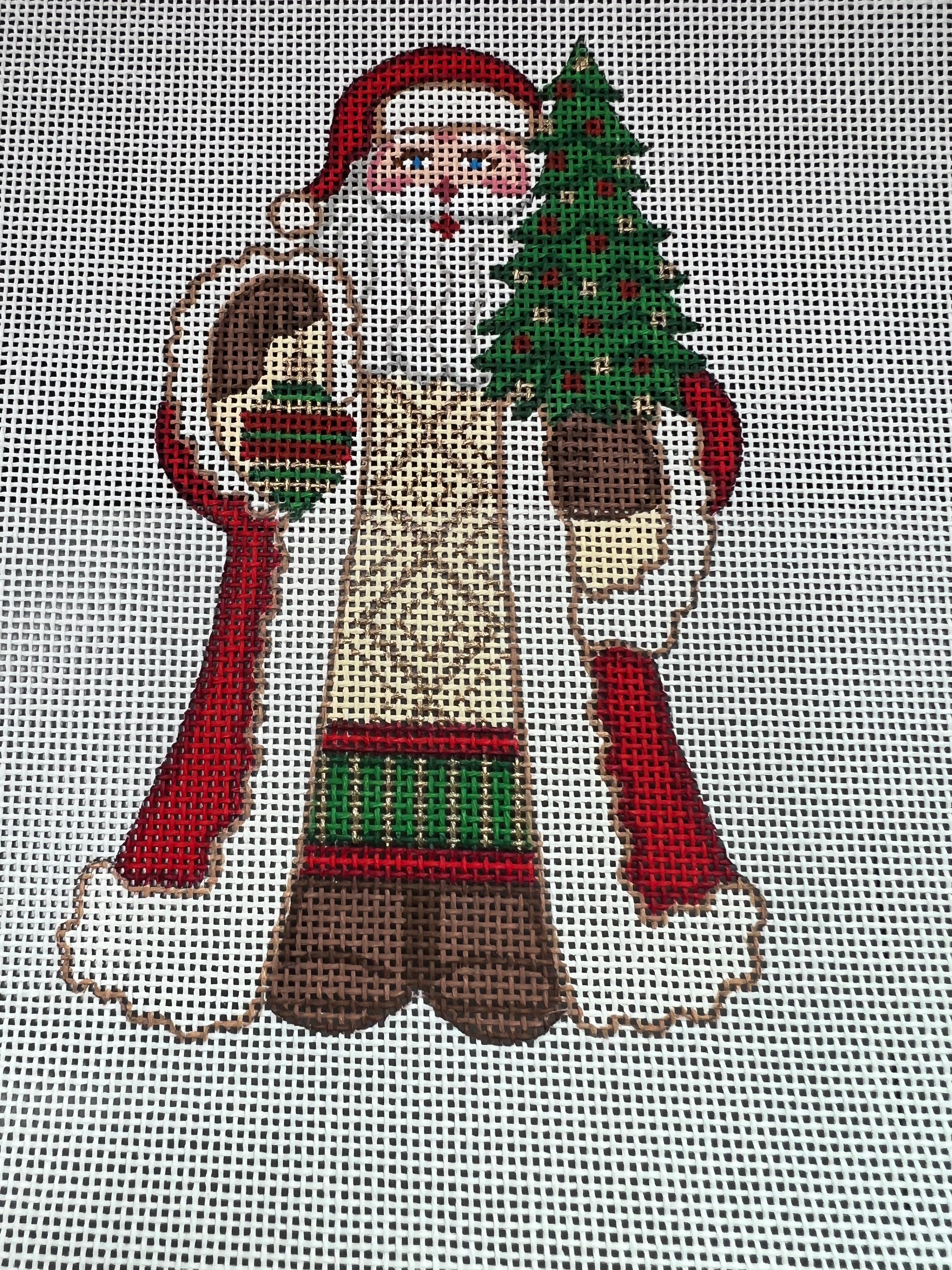 Santa with Tree & OrnamentOS-02