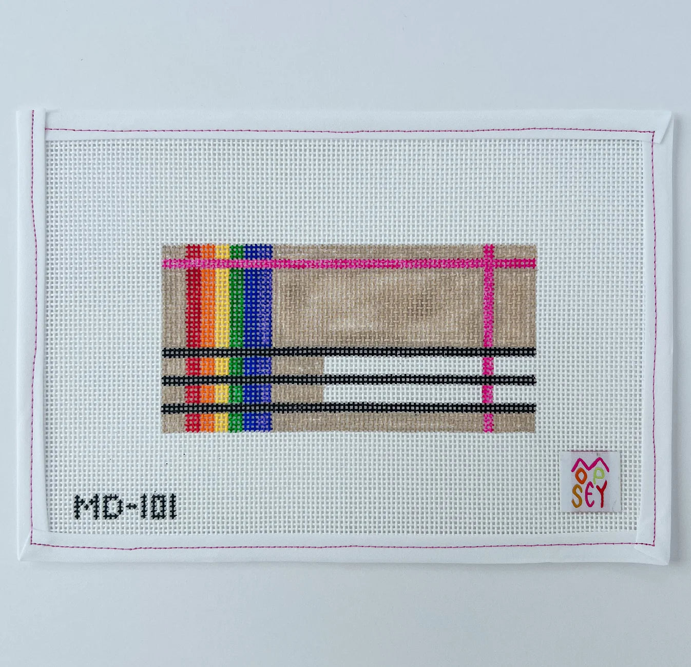 Rainbow Plaid (clutch insert or EGC) MD-101
