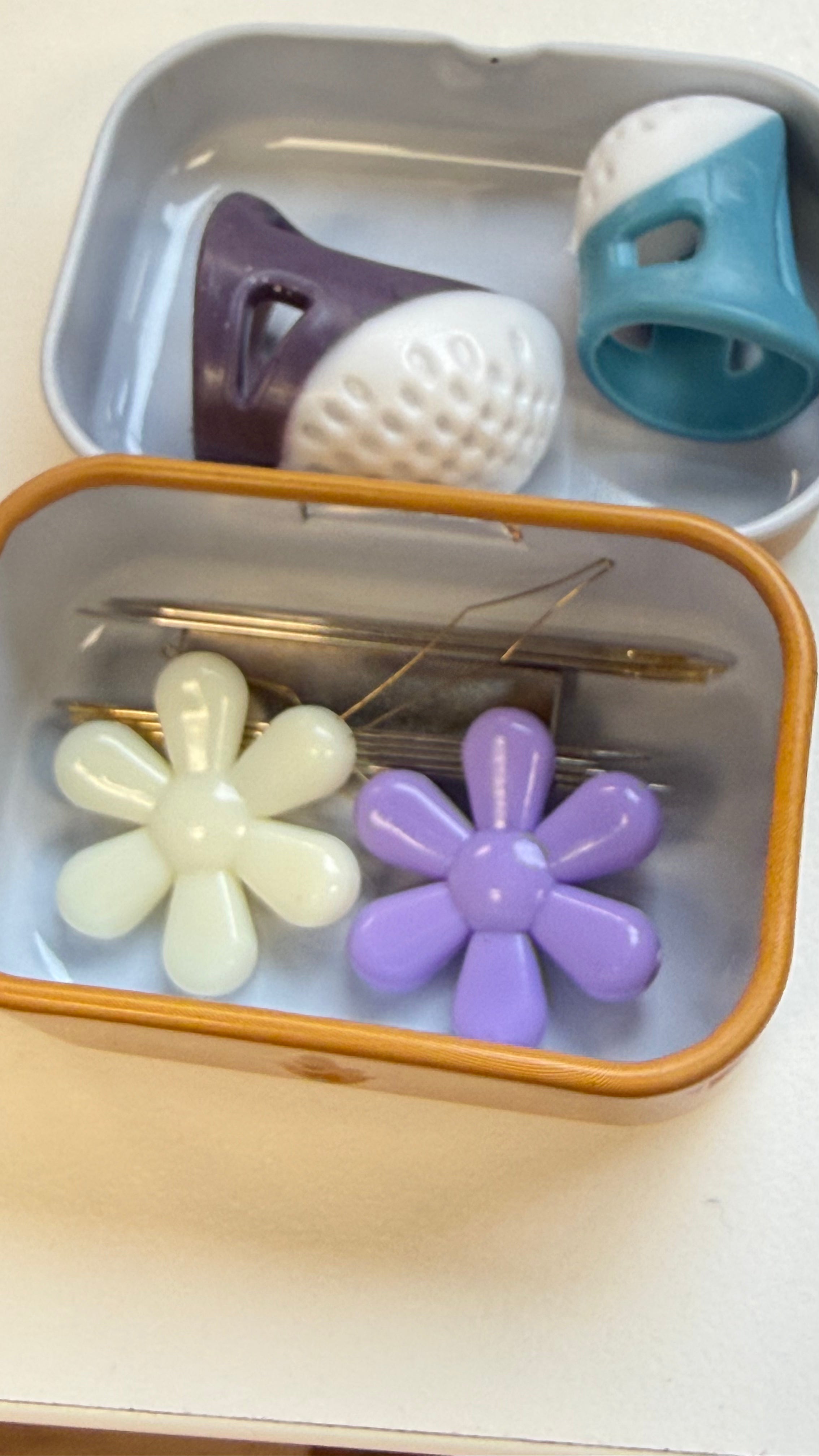 Small Tin Box with Accessories