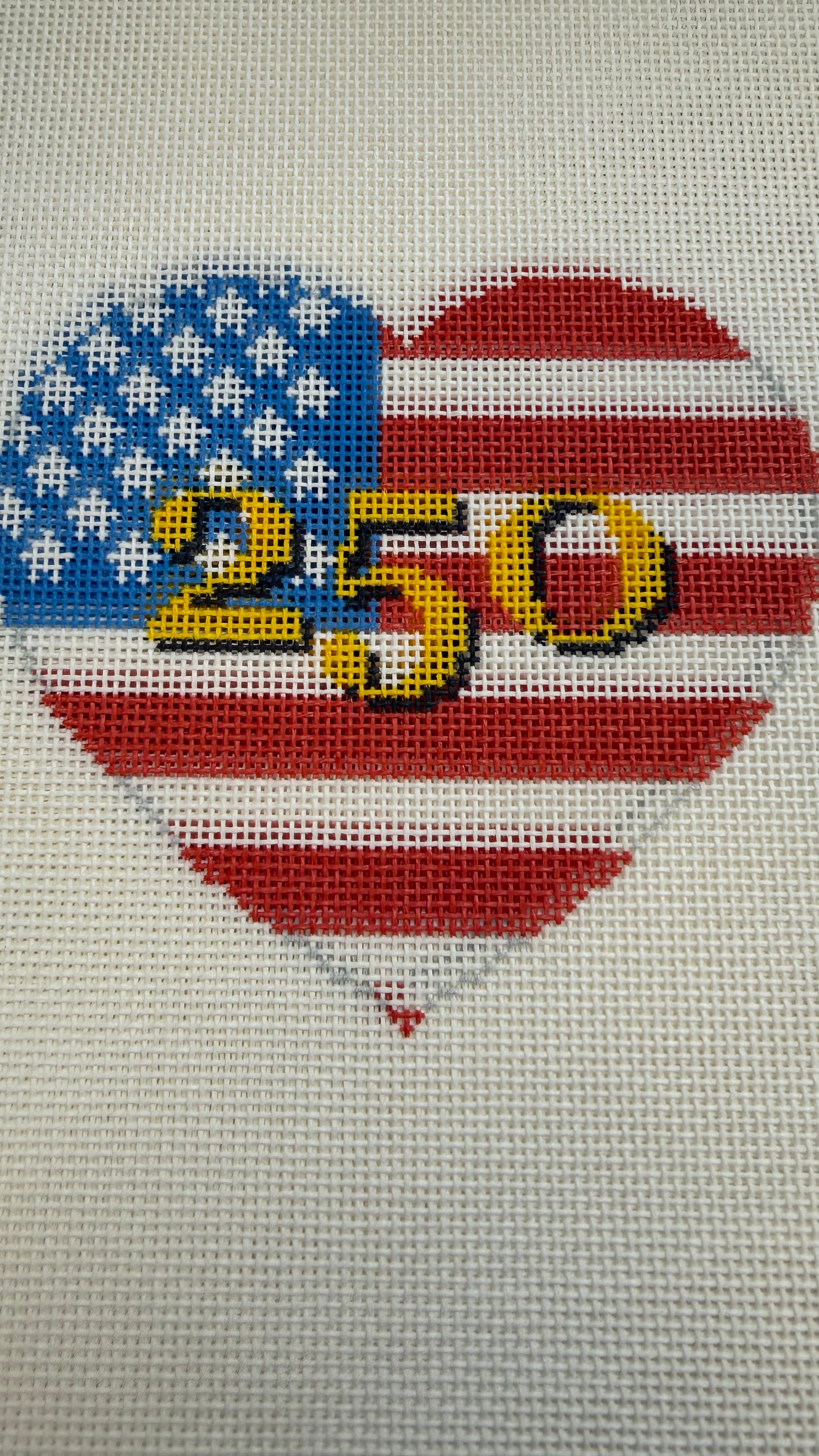 250 Patriotic Heart Exclusively Ours