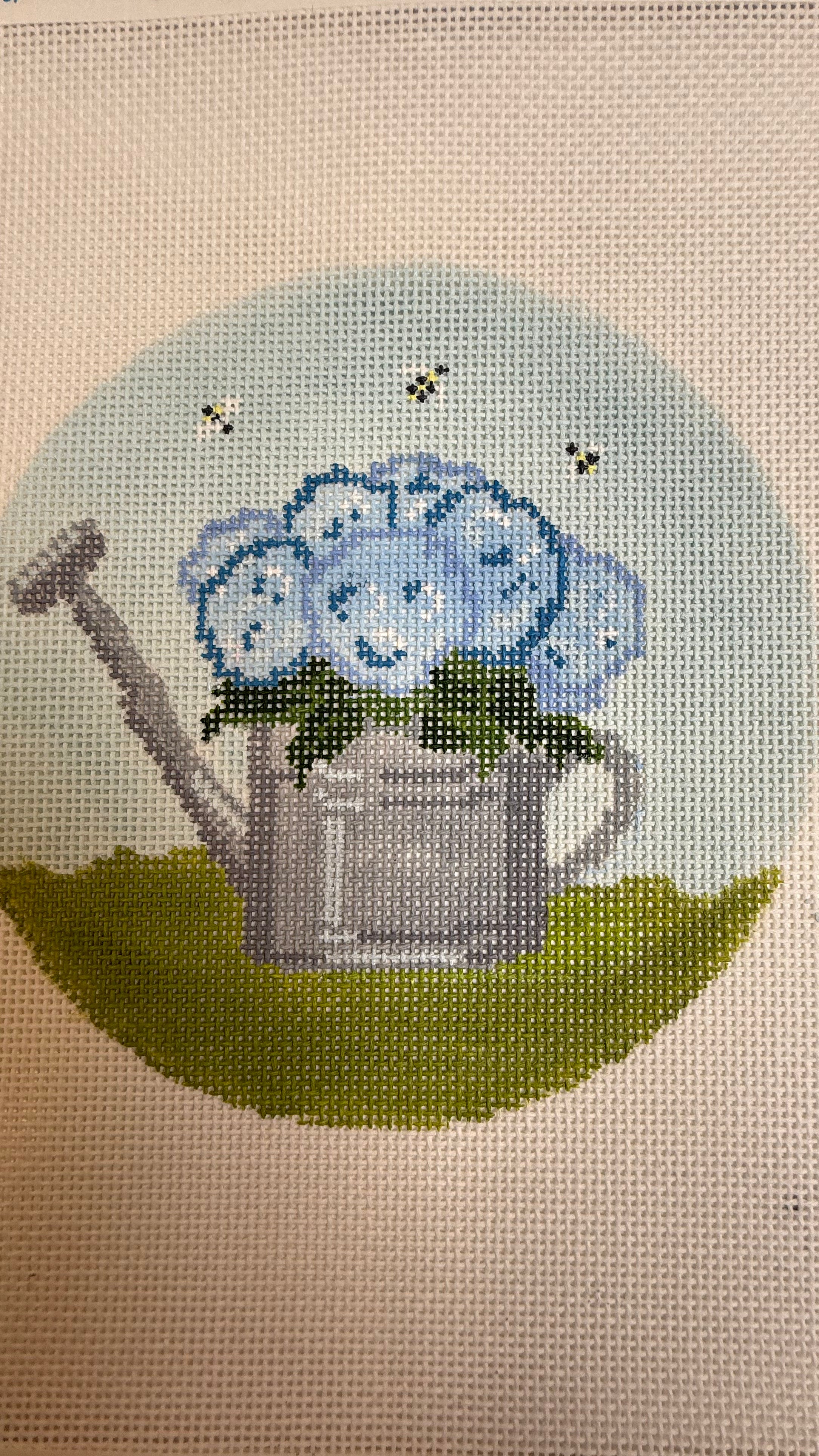 Hydrangea in Watering Can