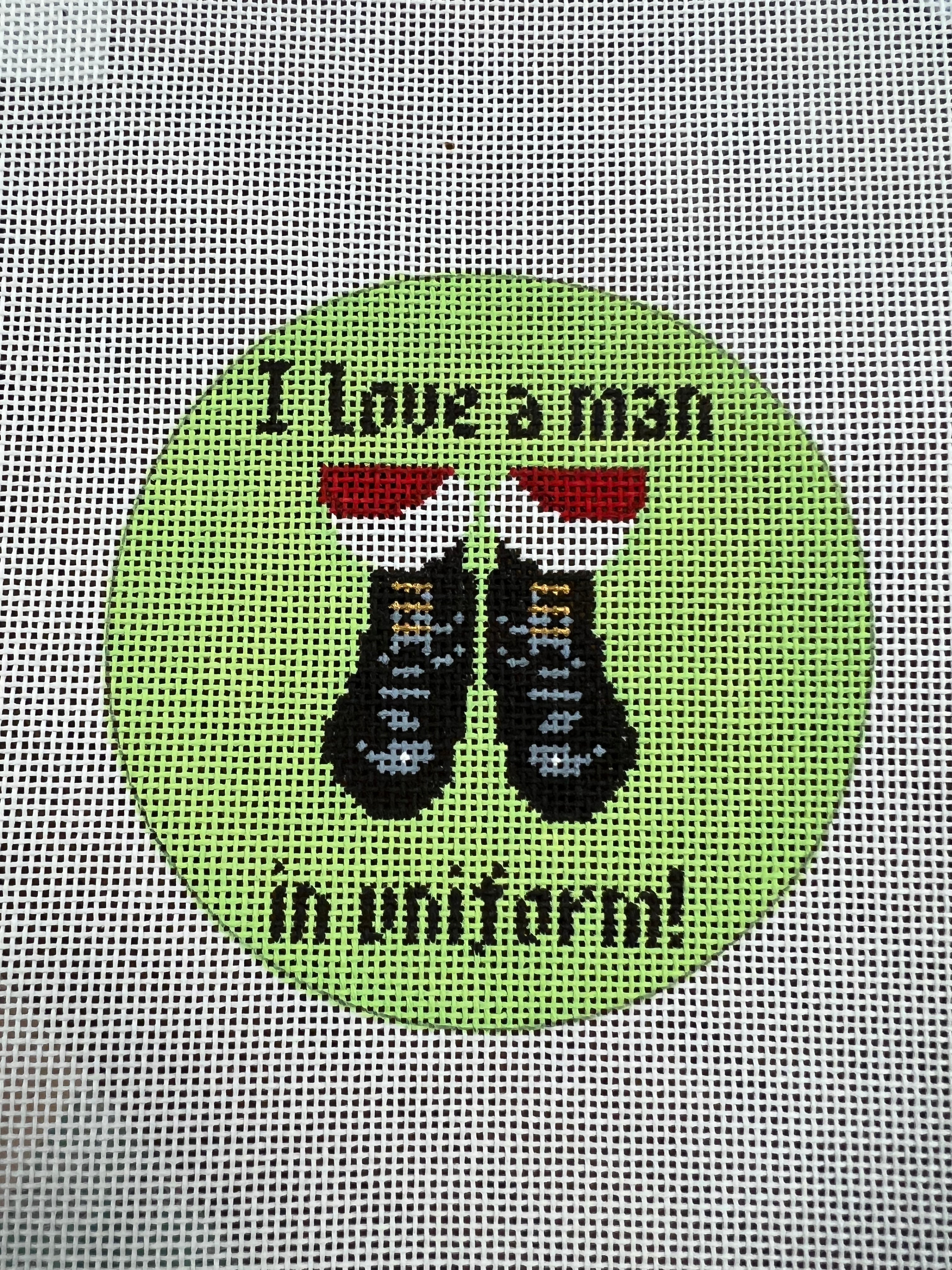 I love a Man .....Ornament XO217