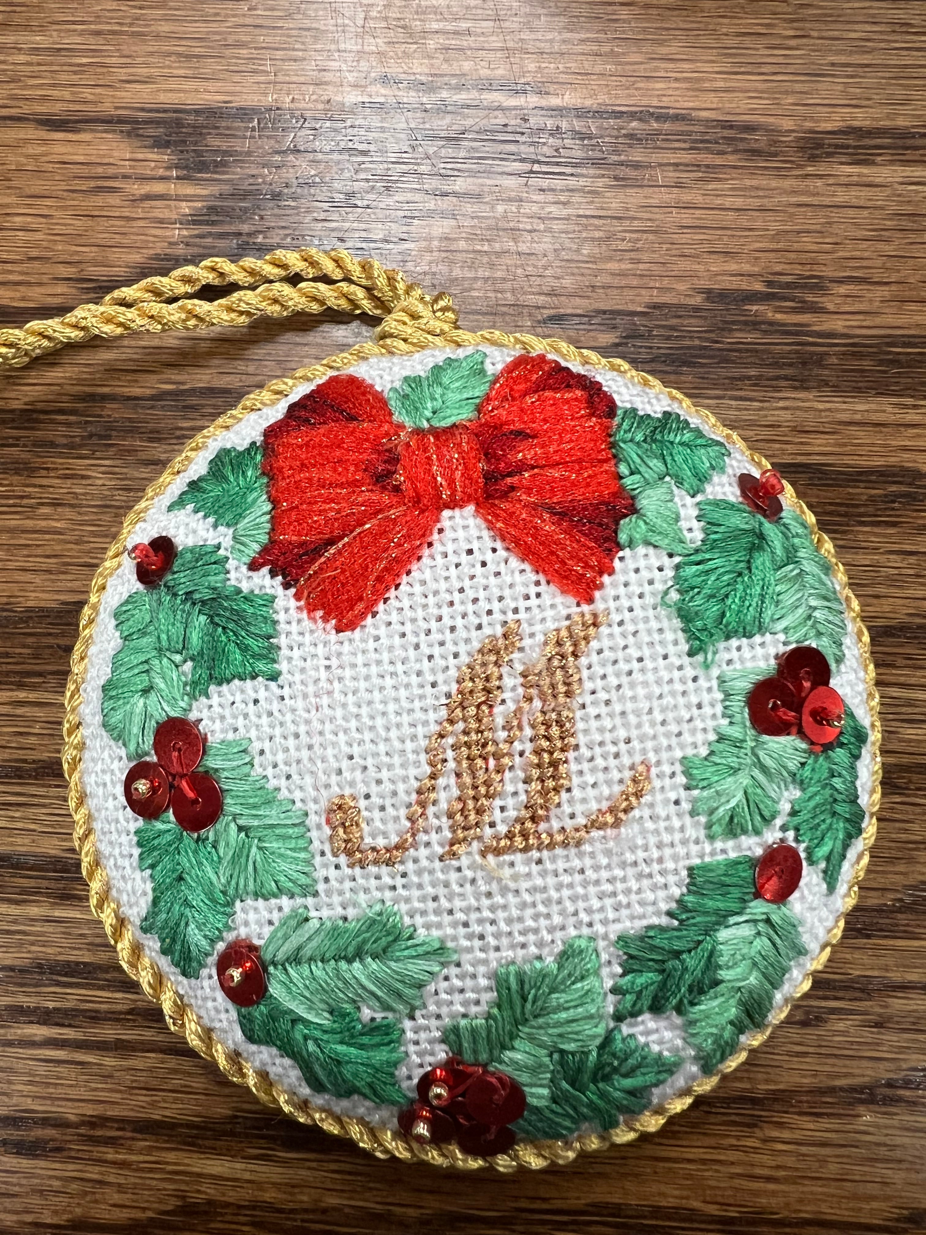 Wreath with Initial Personalized