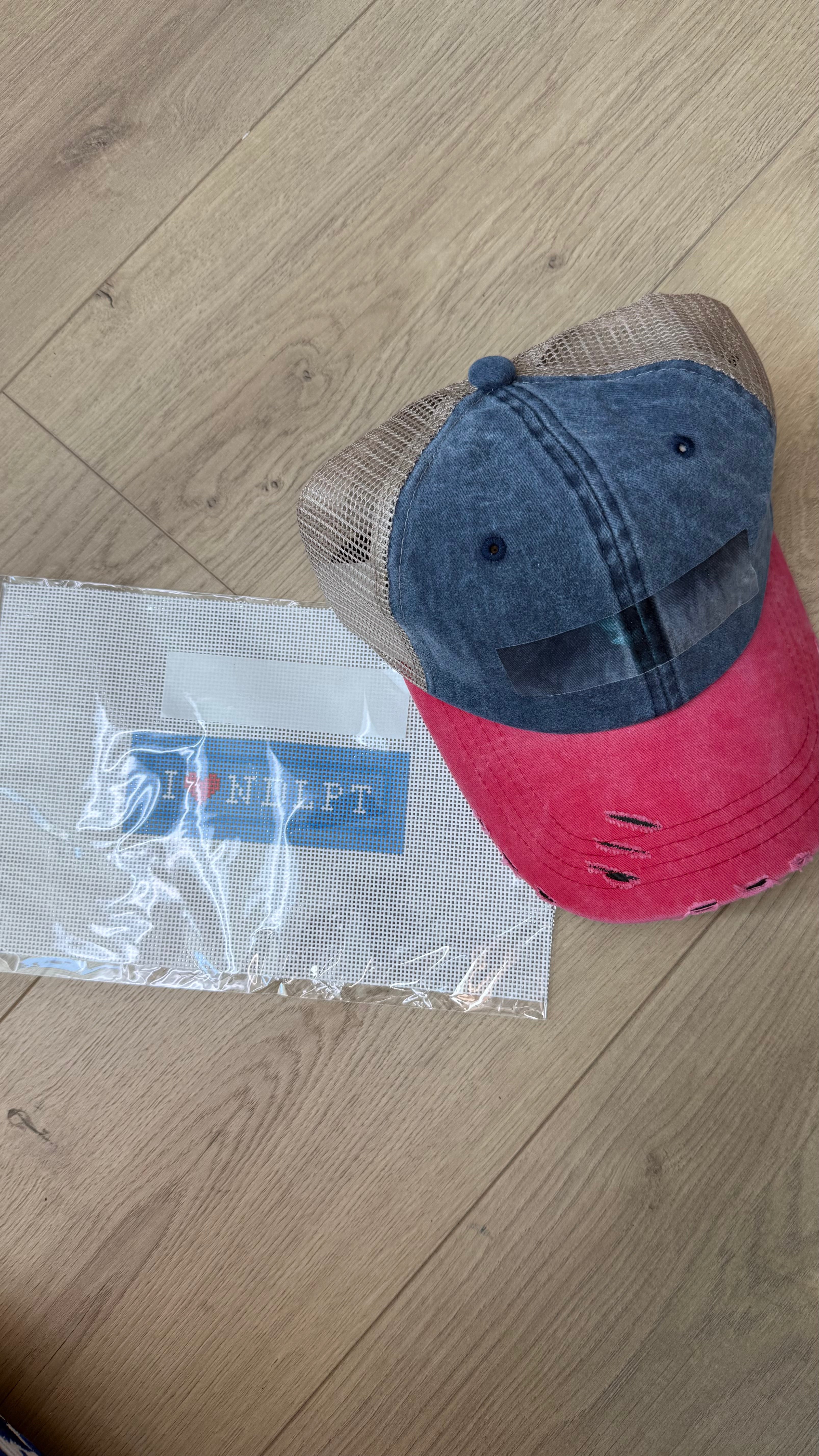 Pixel Fringe  Hats Self Finishing