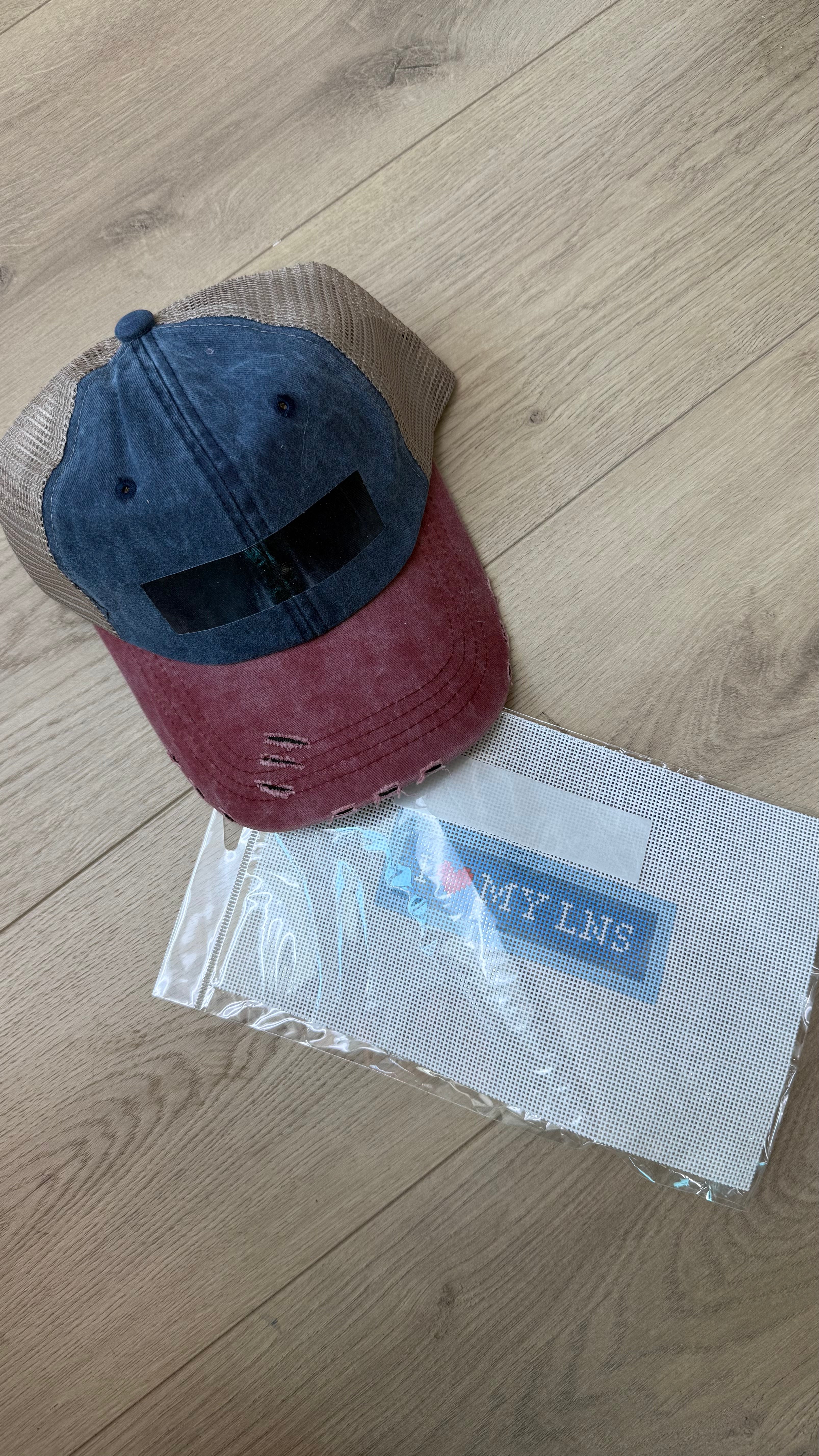 Pixel Fringe  Hats Self Finishing