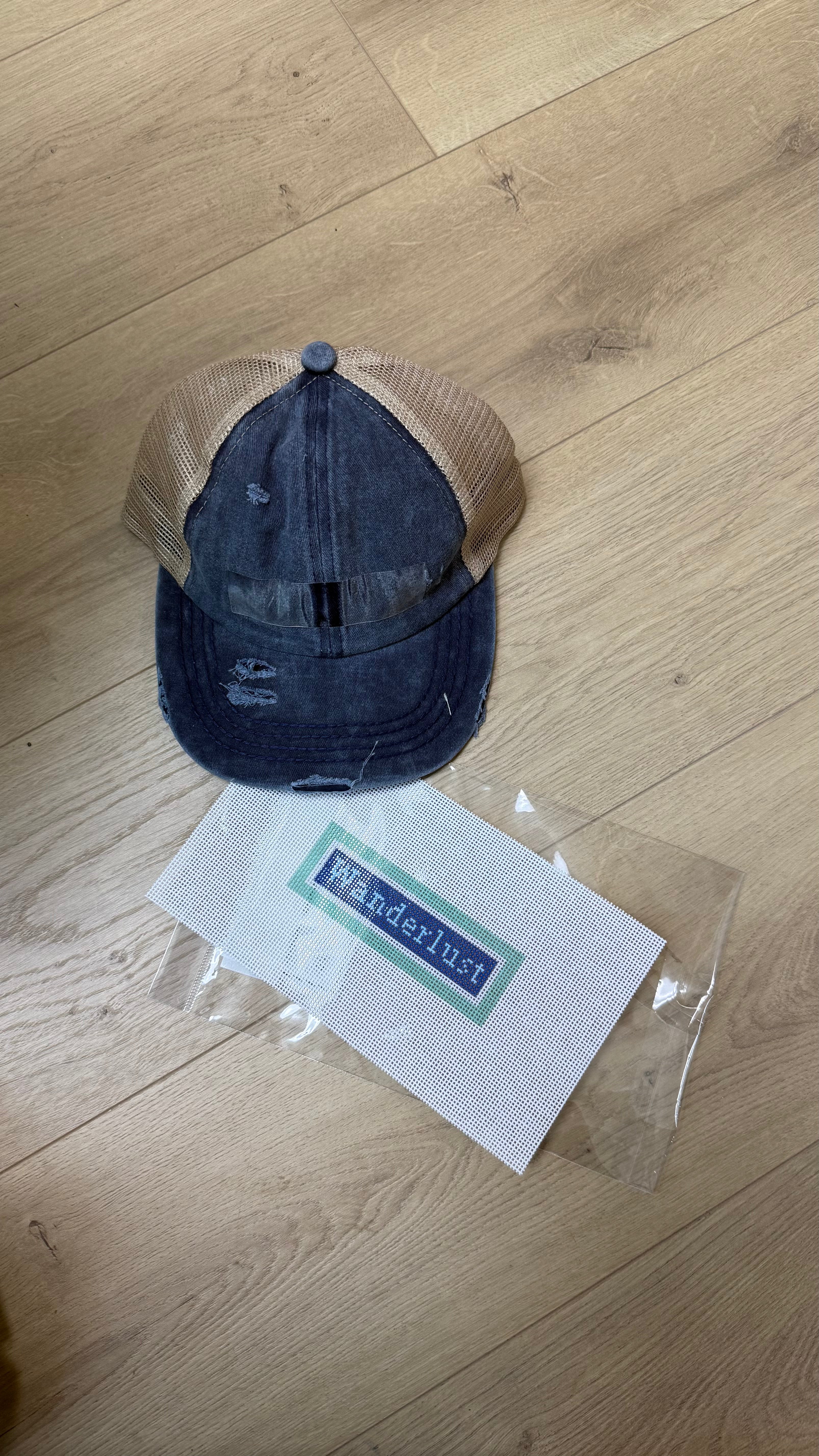 Pixel Fringe  Hats Self Finishing