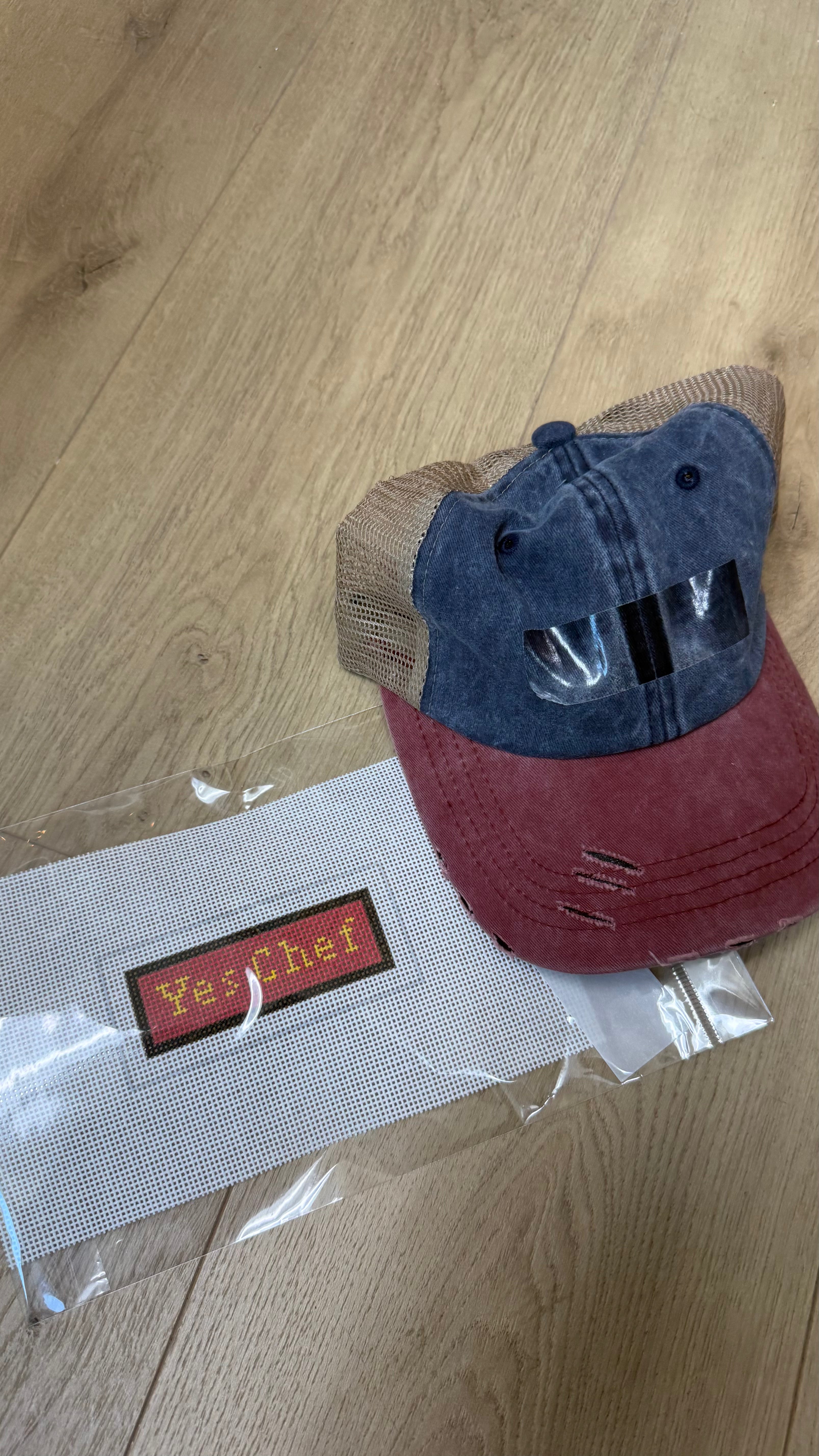 Pixel Fringe  Hats Self Finishing